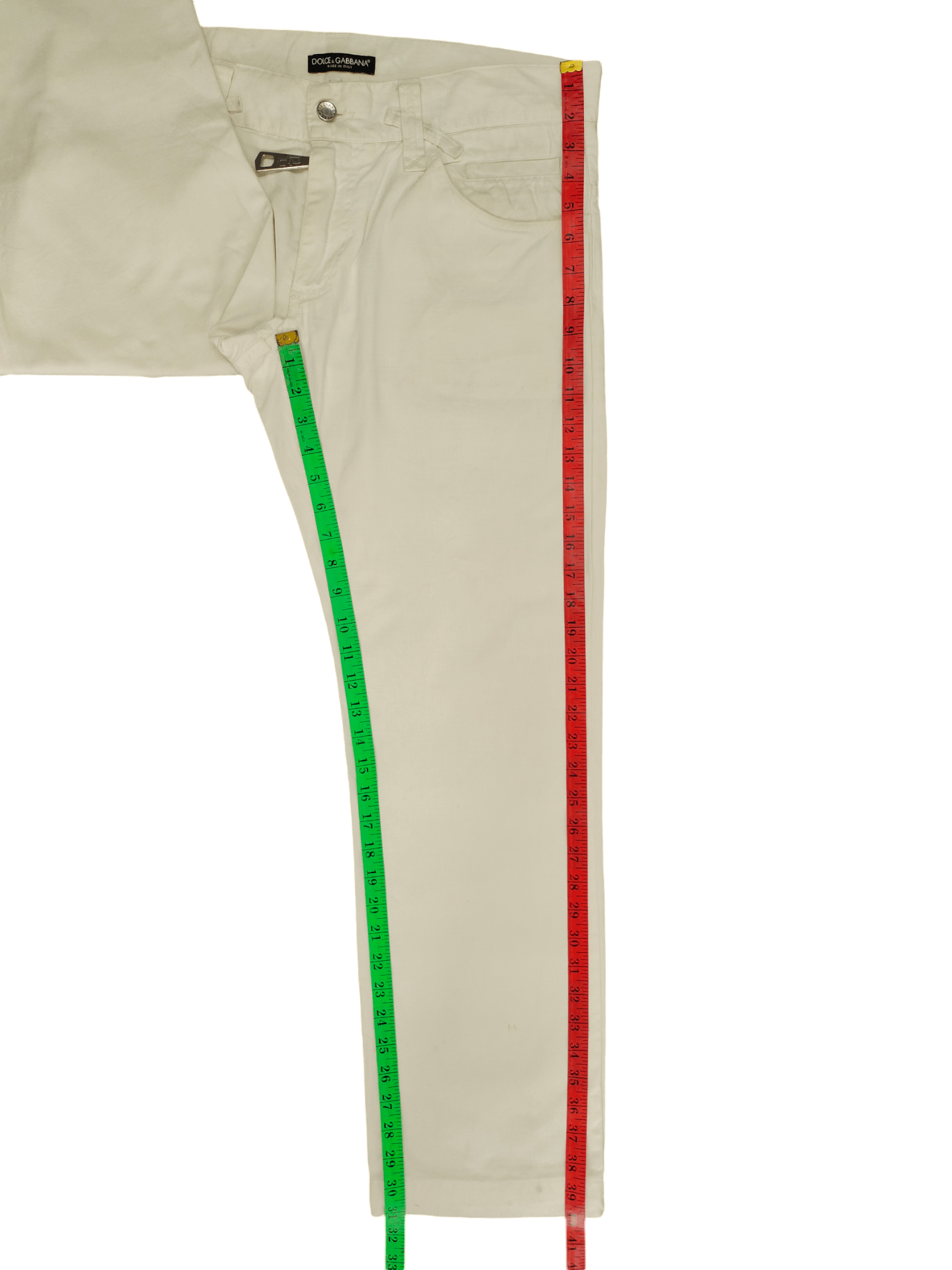 Dolce & Gabbana Vintage Dolce & Gabbana Studded Pocket Jeans Low Rise Size US 36 / EU 52 - 10 Thumbnail