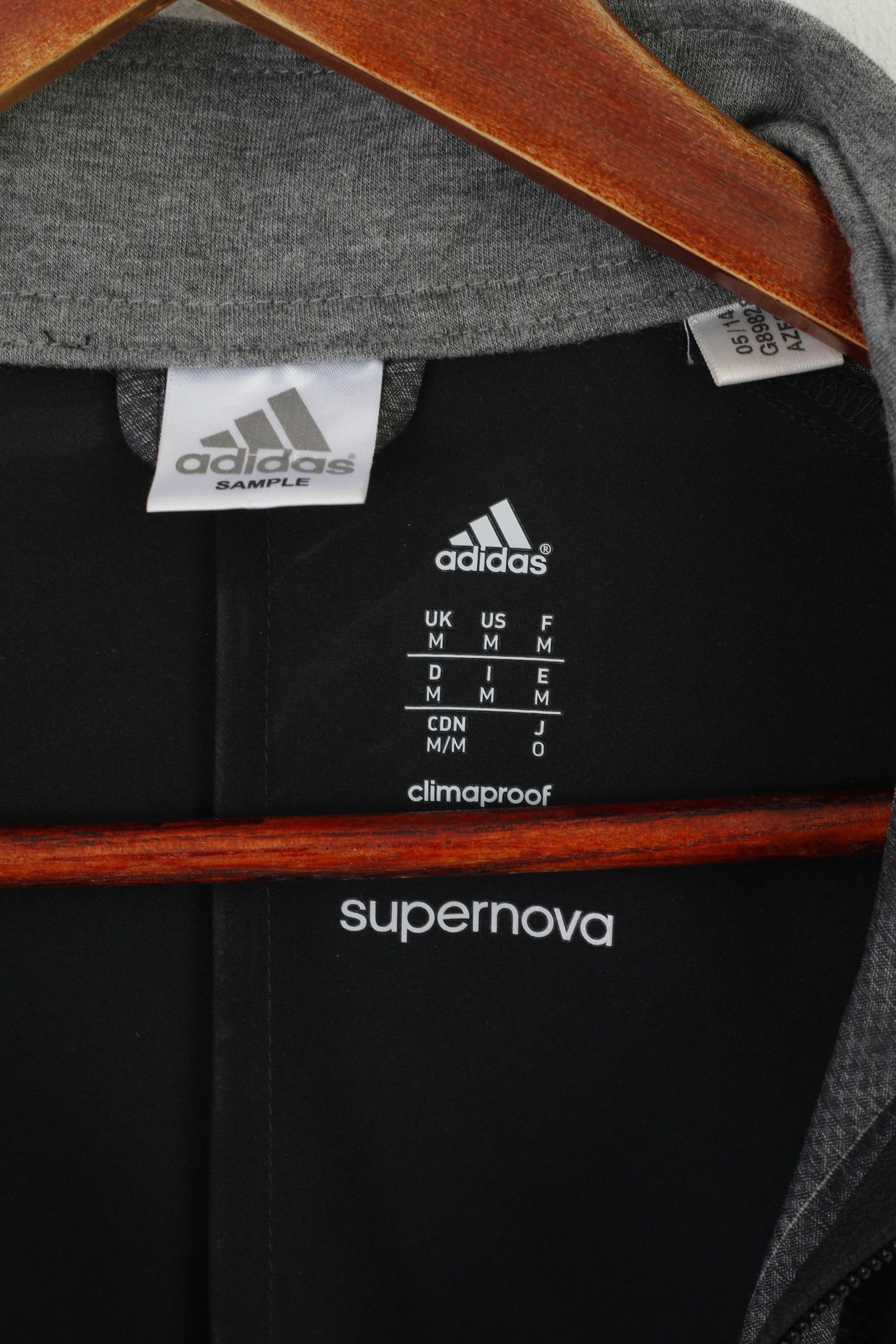 Adidas Adidas Supernova Women M Jacket Gray Sample 9123 Size M / US 6-8 / IT 42-44 - 5 Thumbnail