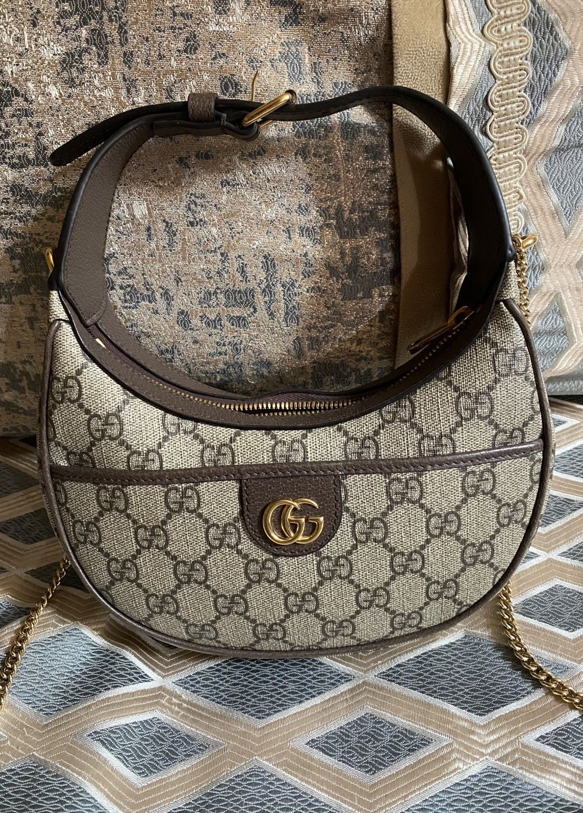 Gucci Gucci mini sac porté épaule Ophidia GG Size ONE SIZE - 4 Thumbnail