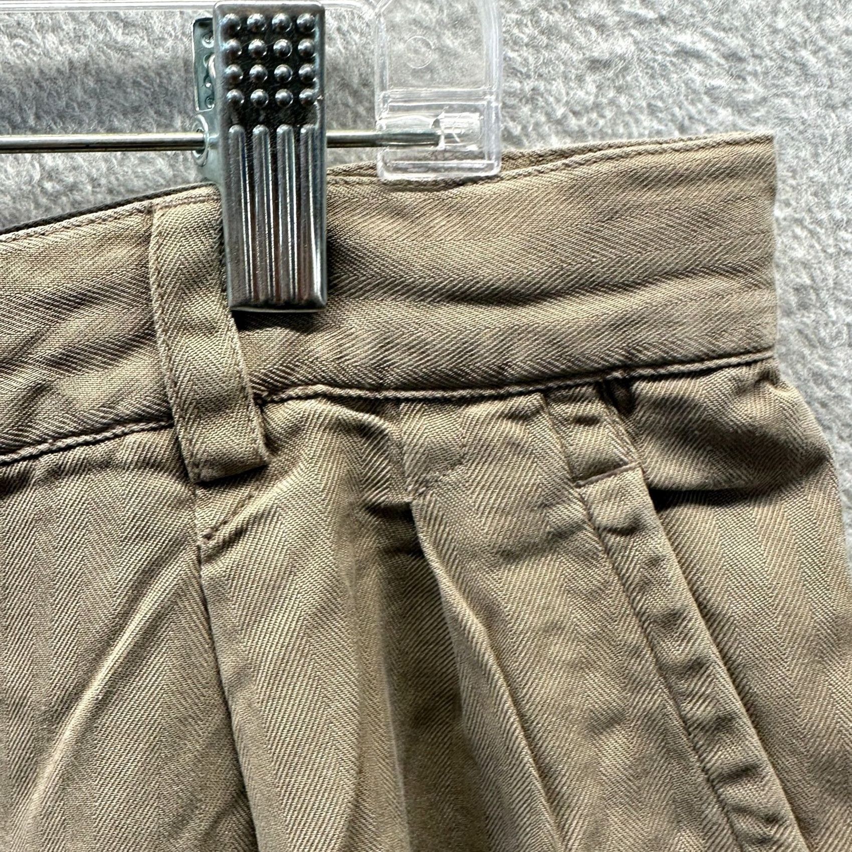 Tommy Bahama VINTAGE Tommy Bahama Shorts 36 Brown Silk Pleated Mens Casual Chino" Size US 36 / EU 52 - 7 Thumbnail