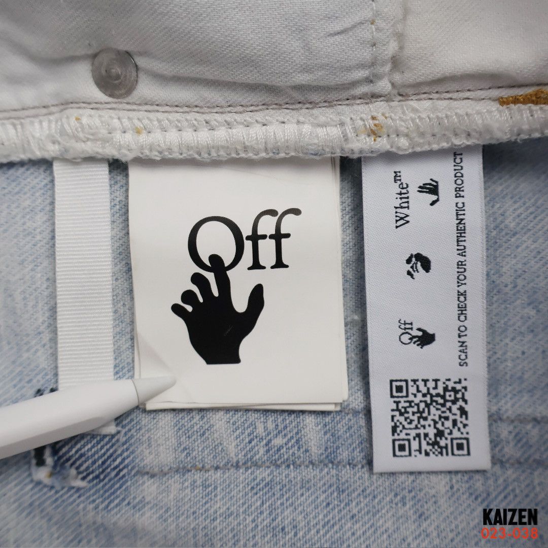 Off-White OFF-WHITE - DIAGONAL TABS SLIM JEANS Size US 32 / EU 48 - 9 Thumbnail