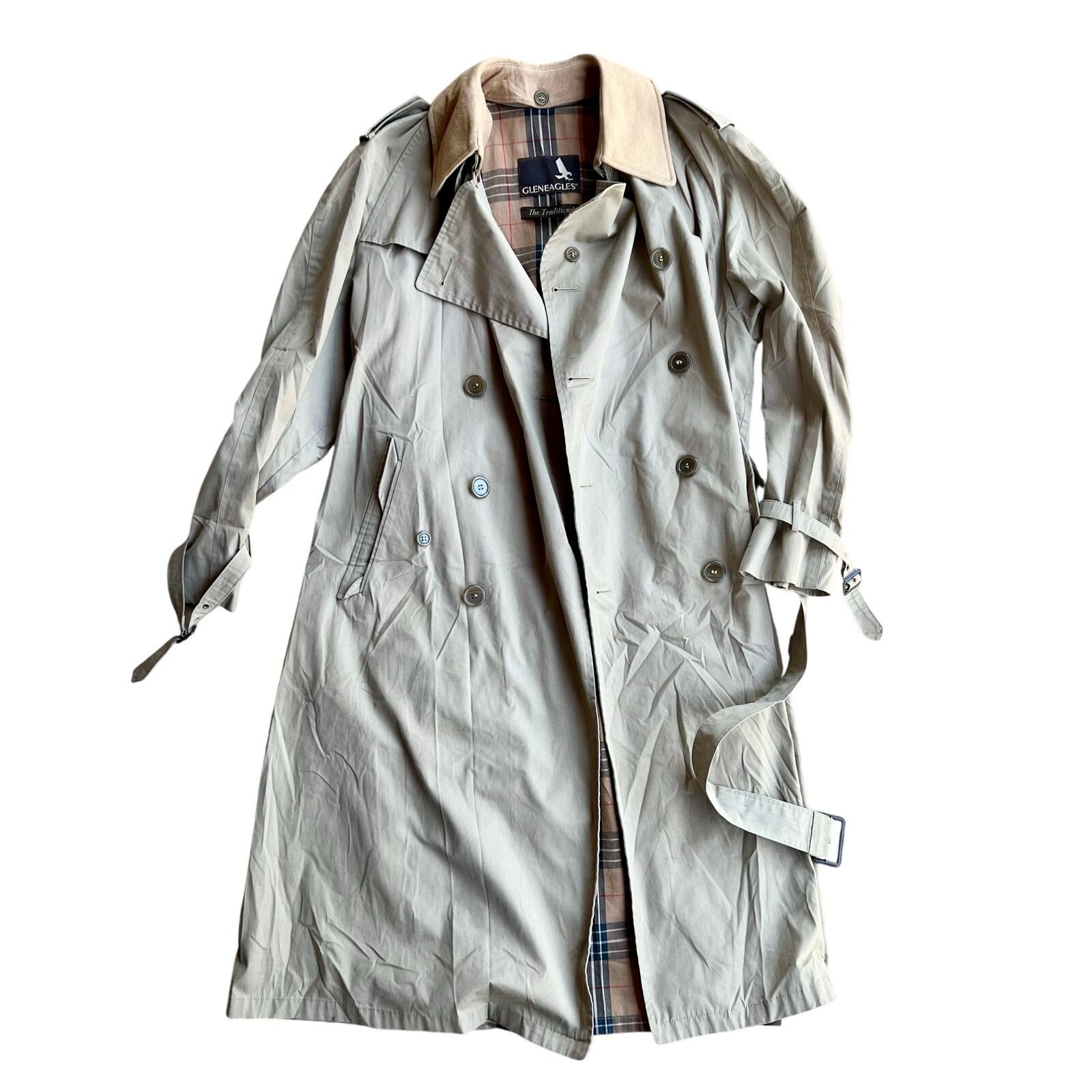 Unknown London Vintage Gleneagles The Traditional Premium Trench Coat Lrg Size US L / EU 52-54 / 3 - 1 Thumbnail