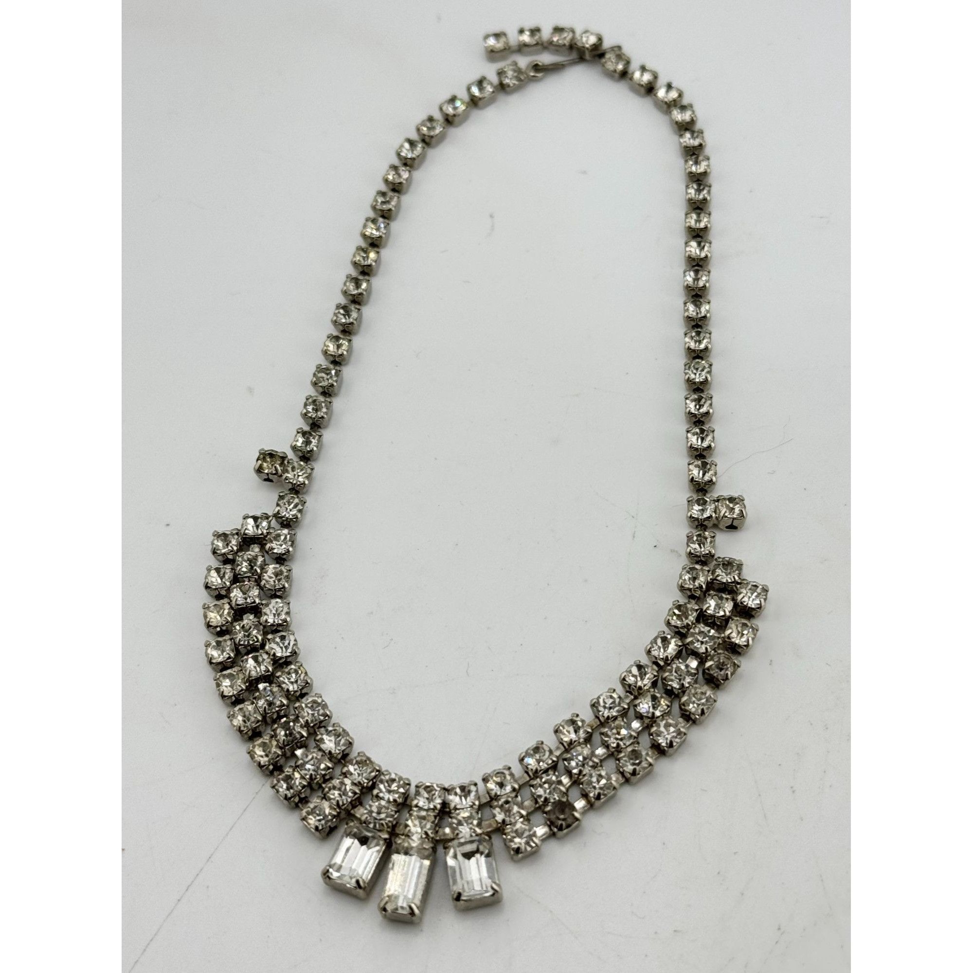Vintage Vintage rhinestone collar necklace Size ONE SIZE - 1 Thumbnail