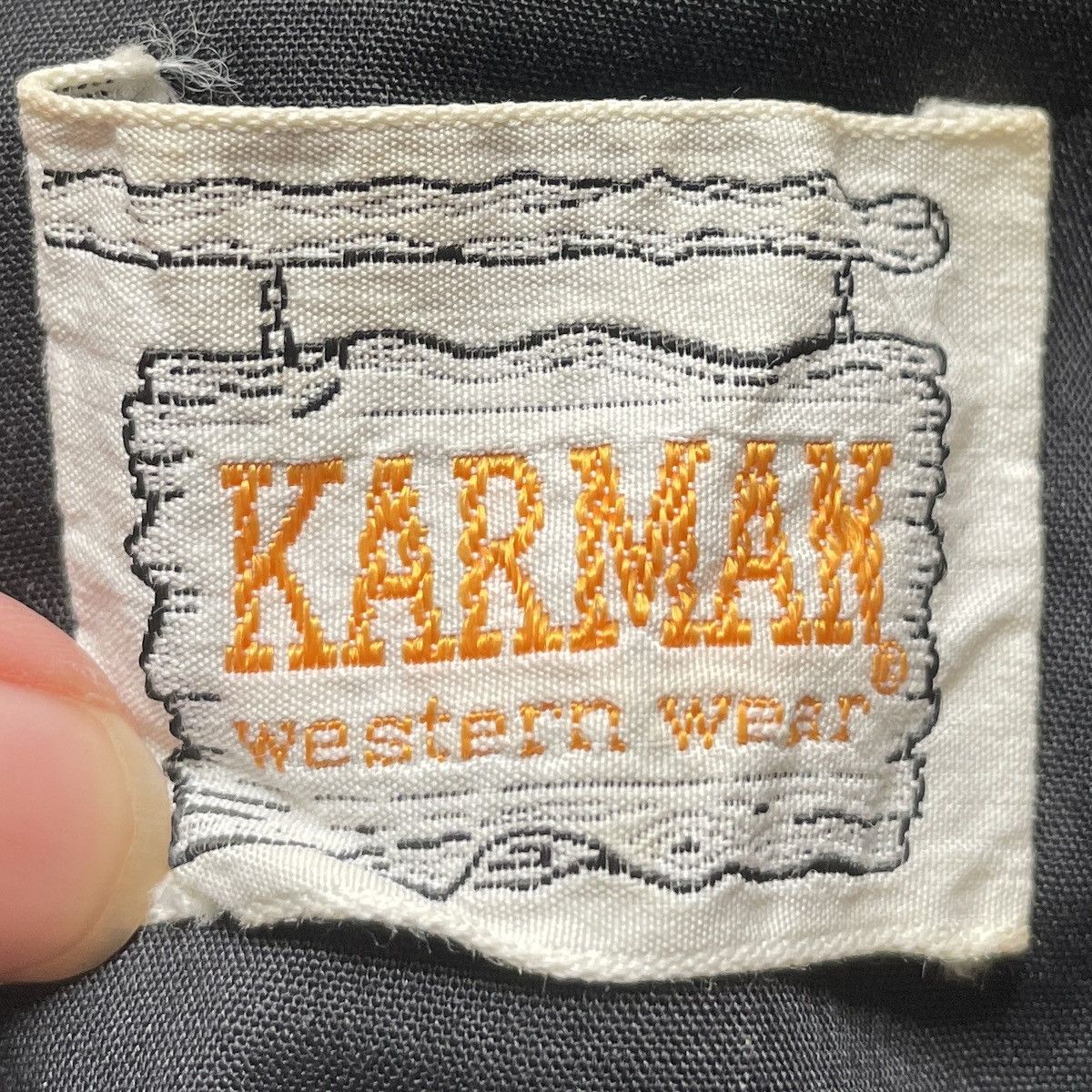 Vintage Vintage Brand Karman Western Shirt 1980s Size US L / EU 52-54 / 3 - 9 Thumbnail