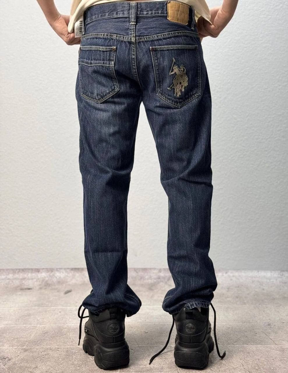 Polo Ralph Lauren × U.S. Polo Assn. × Vintage Polo Ralph Lauren Denim Jeans Pants Baggy Vintage Size US 32 / EU 48 - 13 Thumbnail