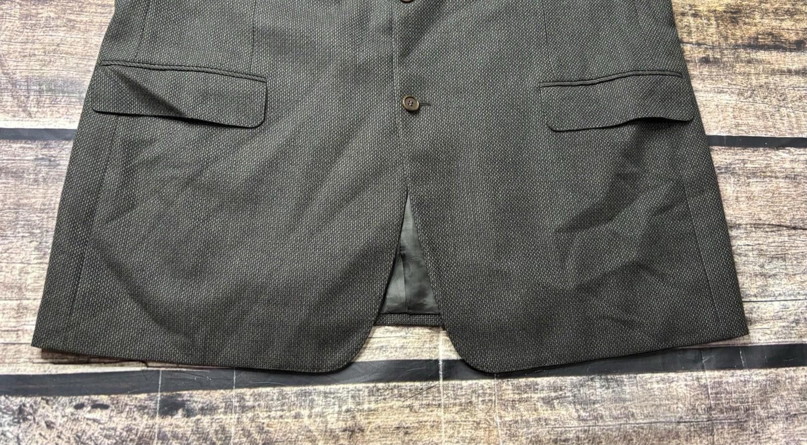 Canali Canali for Bloomingdales Blazer Jacket Mens US 48 Wool Italy Size 48R - 5 Thumbnail