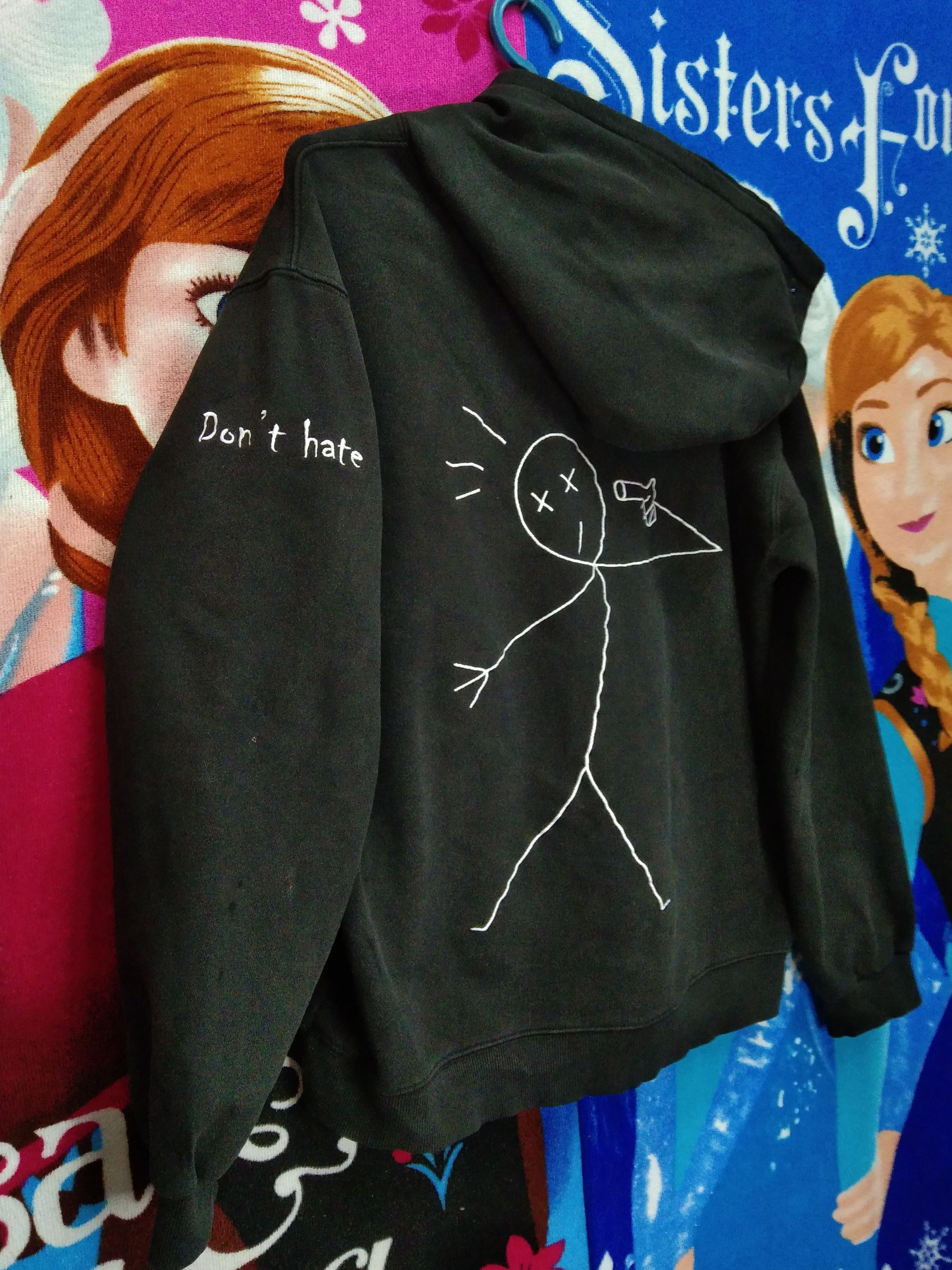 Japanese Brand COMPAGNO "DON'T HATE" RARE HOODIE Size US L / EU 52-54 / 3 - 5 Thumbnail