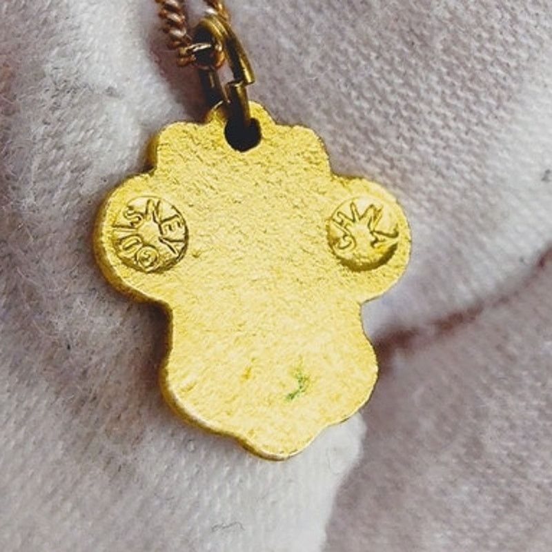 Disney Disney Minnie Mouse Vintage 90s Gold Tone Necklace Size ONE SIZE - 5 Thumbnail