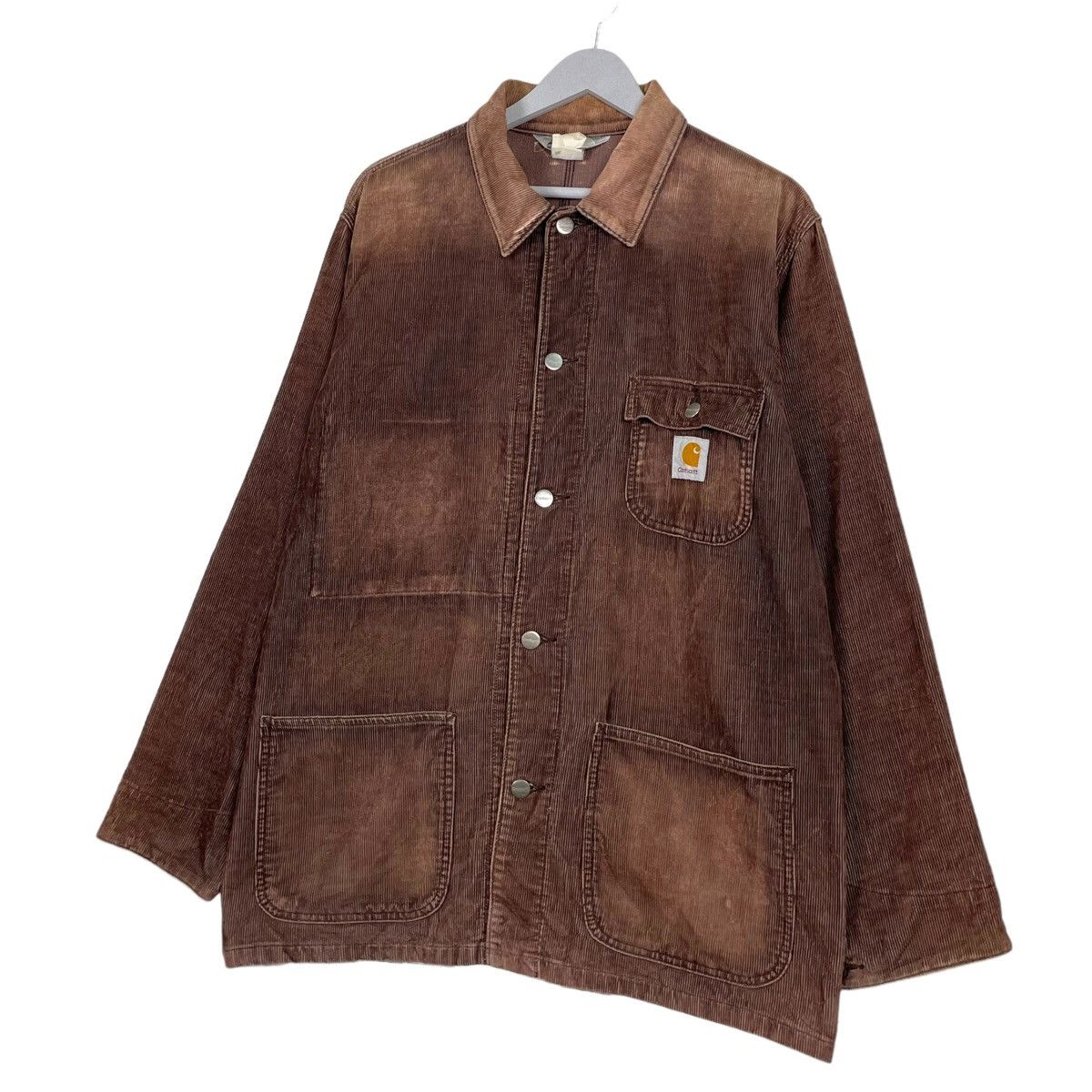 Carhartt × Vintage 💥 CARHARTT CORDUROY VELVET CHORE VINTAGE JACKET Size US L / EU 52-54 / 3 - 2 Thumbnail