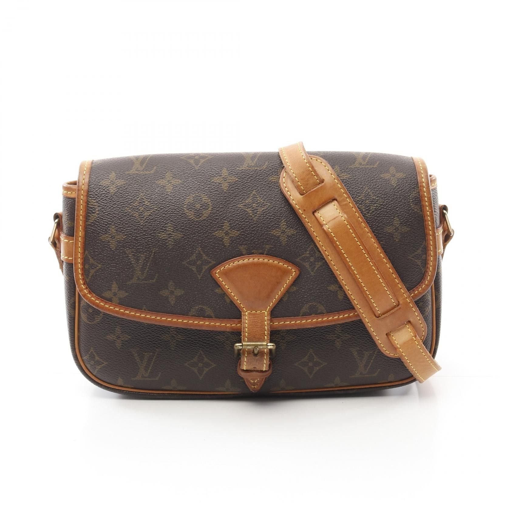 Louis Vuitton Louis Vuitton Sologne Monogram Shoulder Bag Canvas Shoulder Bag M42250 in Brown, Women's