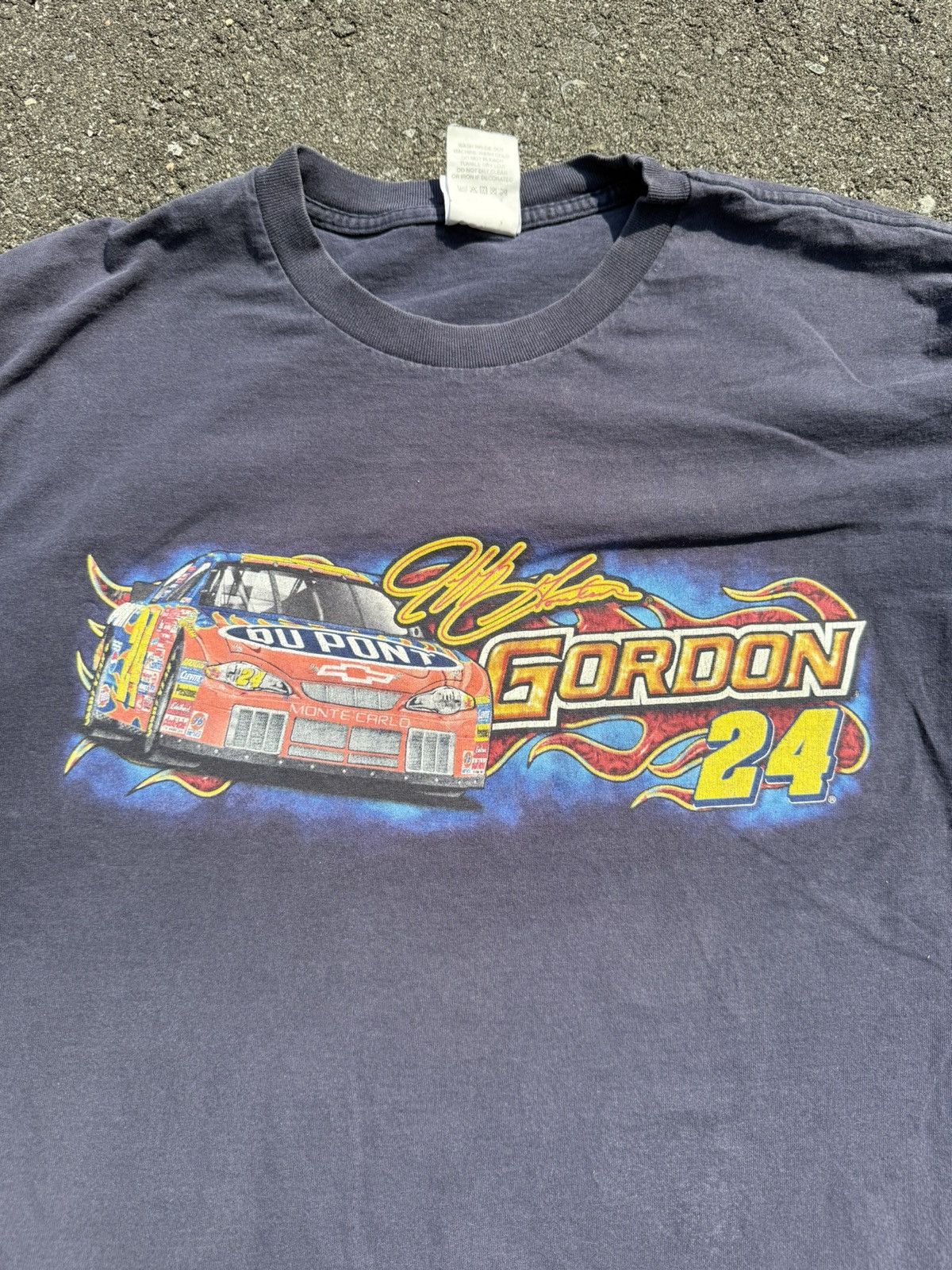 Chase Authentics VINTAGE NASCAR JEFF GORDON TEE SHIRT BIG PRINT Size US XL / EU 56 / 4 - 7 Thumbnail