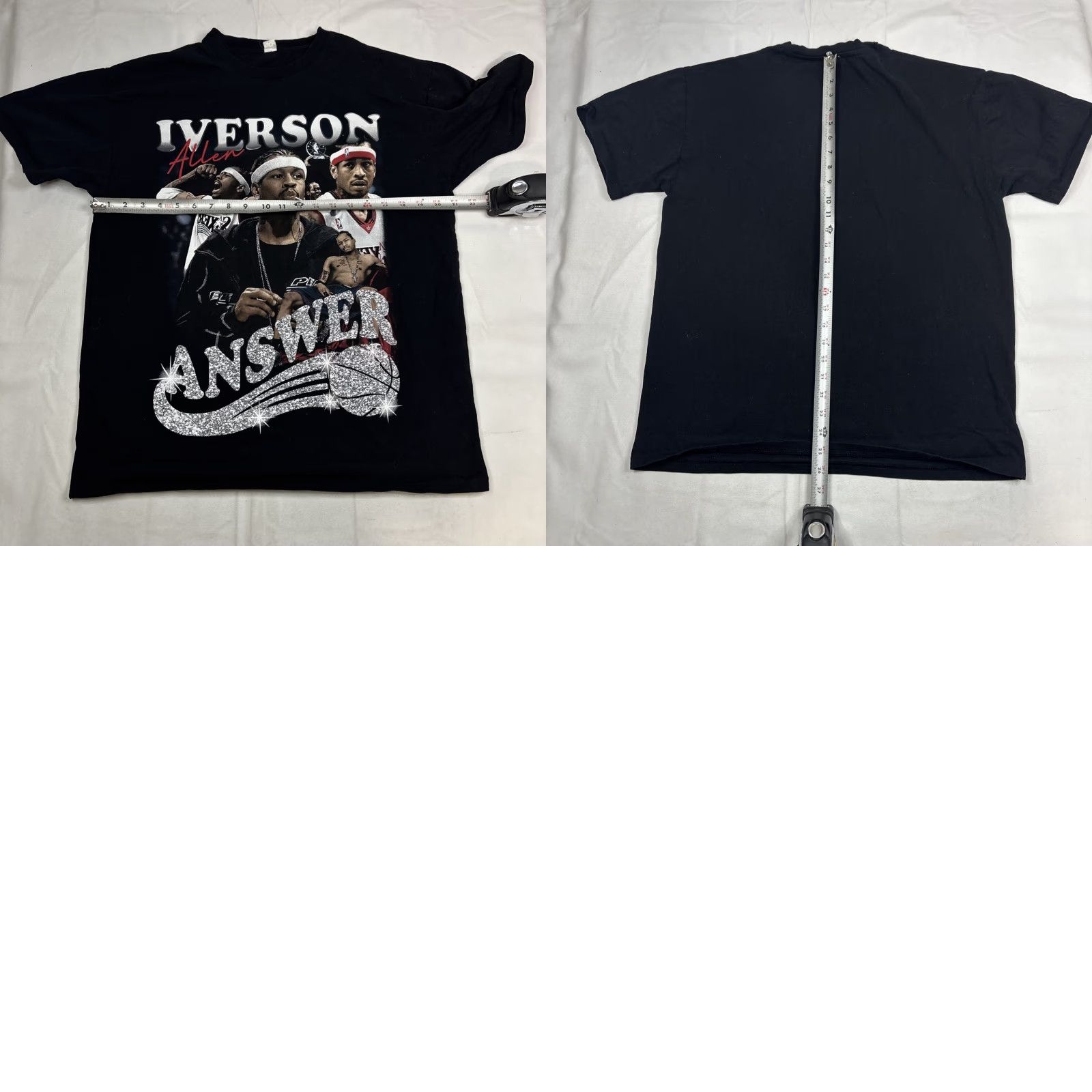 Vintage VINTAGE Allen Iverson The Answer Graphic T Shirt XL Black Men Shirt Mens 2000s? Size US XL / EU 56 / 4 - 8 Thumbnail