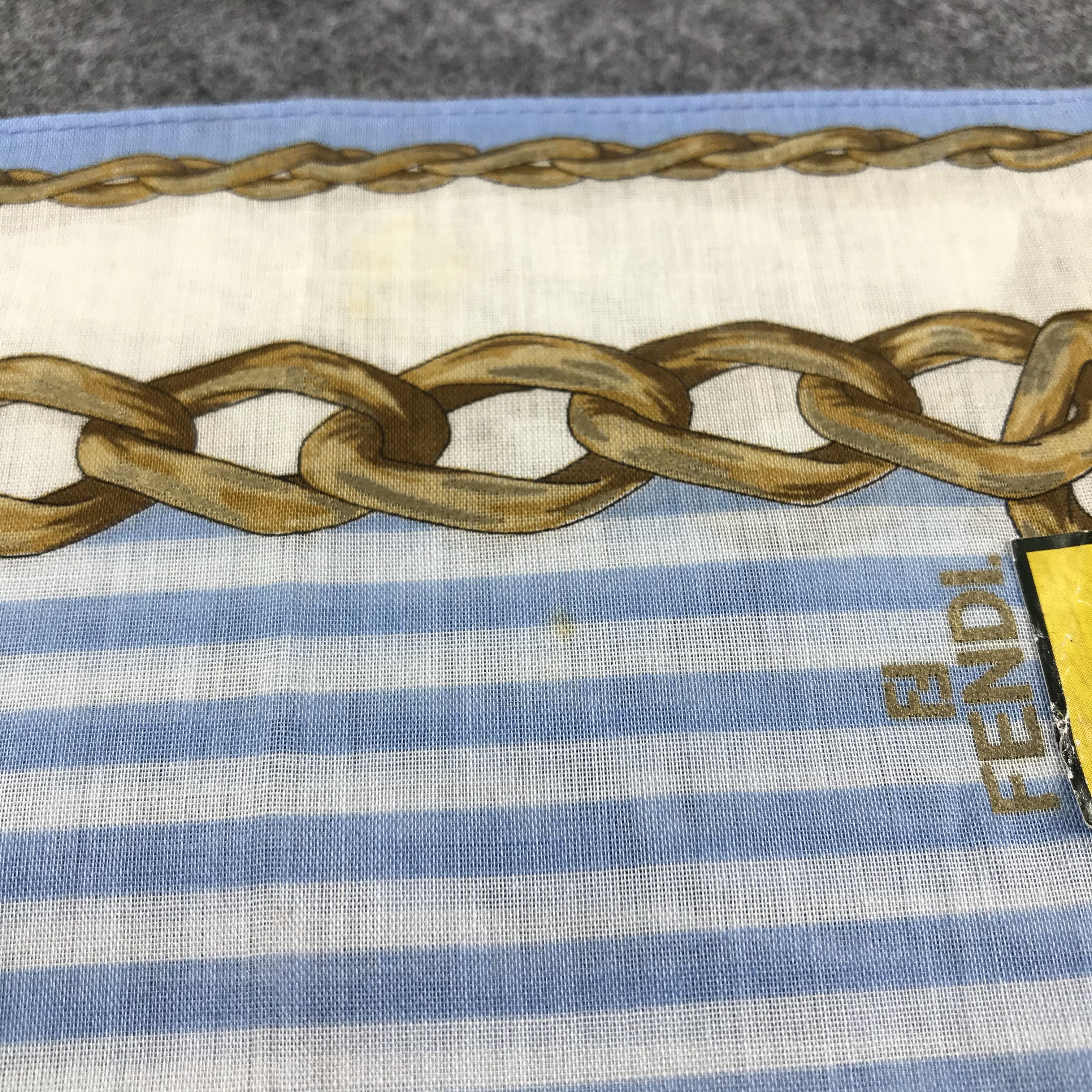 Vintage Fendi Handkerchief Neckerchief Bandana H548 Size ONE SIZE - 6 Thumbnail