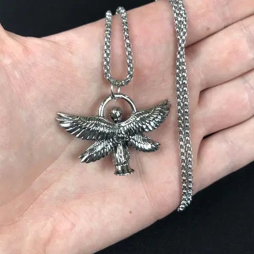 Jewelry Angel Necklace Punk Chain Size ONE SIZE - 2 Thumbnail
