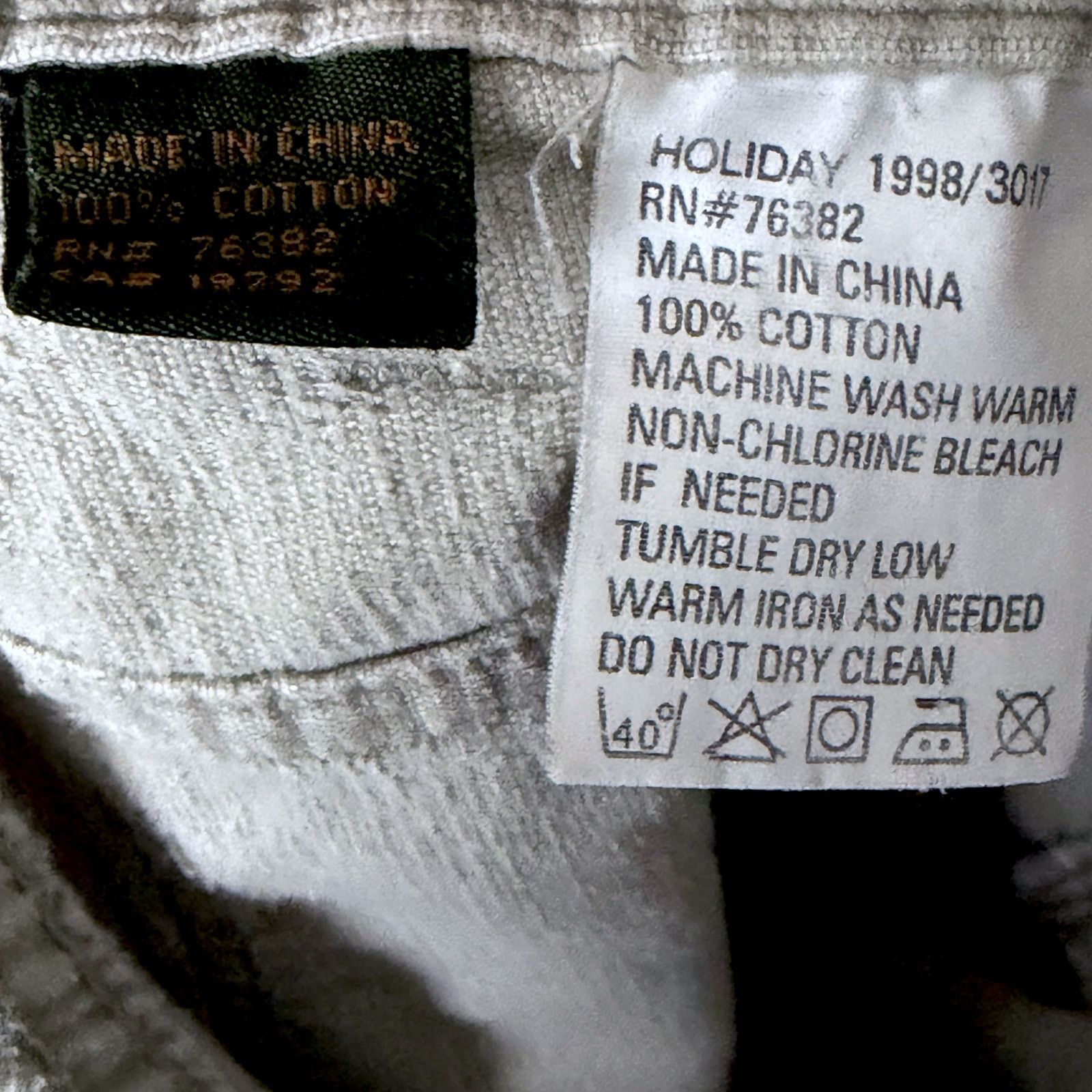 Timberland Vintage 90s Timberland Gray Corduroy Carpenter Pants 32x30 Size US 32 / EU 48 - 8 Thumbnail