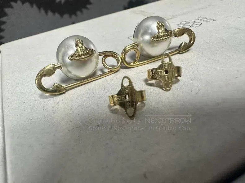 Vivienne Westwood Vivienne Westwood Saturn earrings Size ONE SIZE - 5 Thumbnail