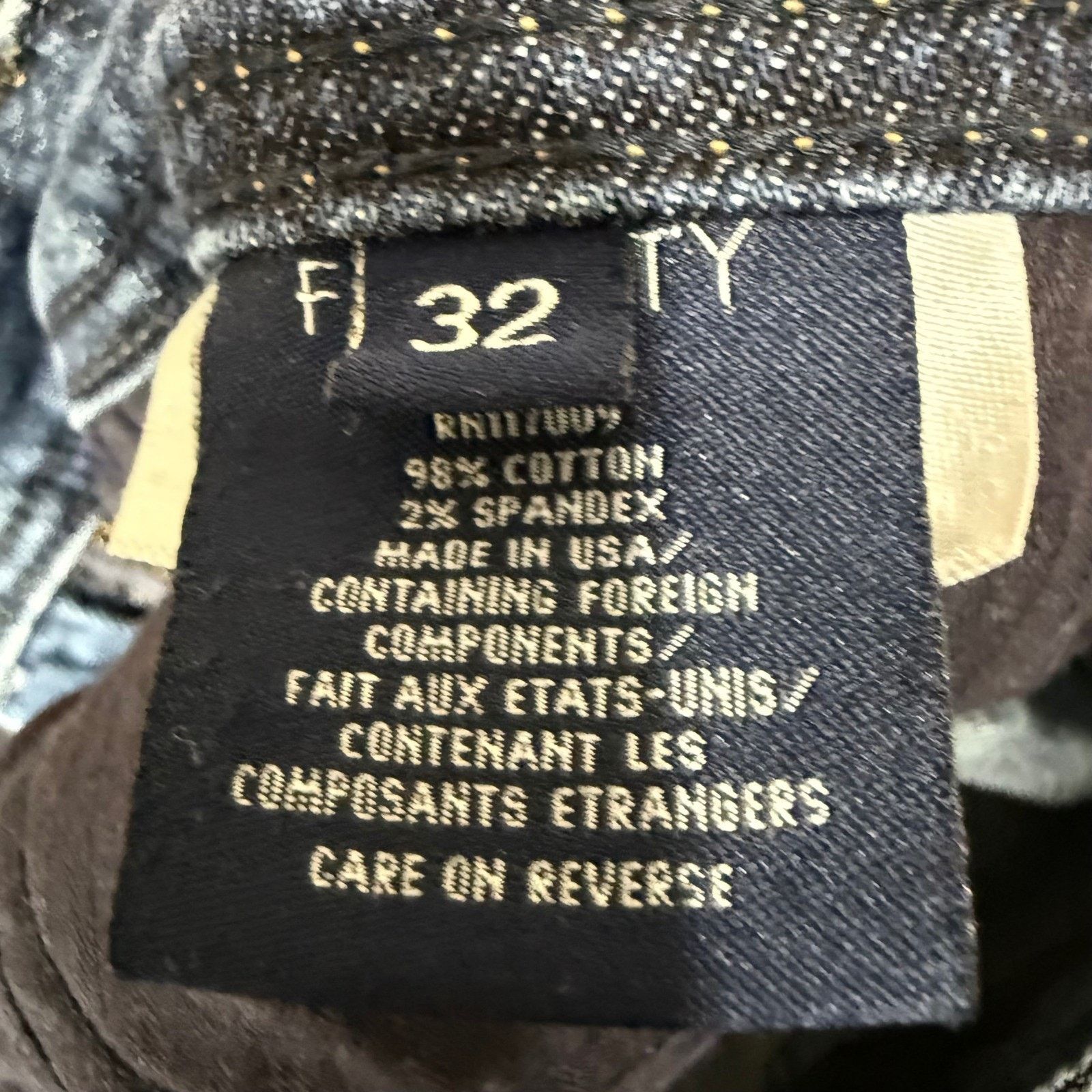 Other Fidelity Denim Jimmy Exile Vintage Mens Jeans Blue 32x30 Size US 32 / EU 48 - 3 Thumbnail