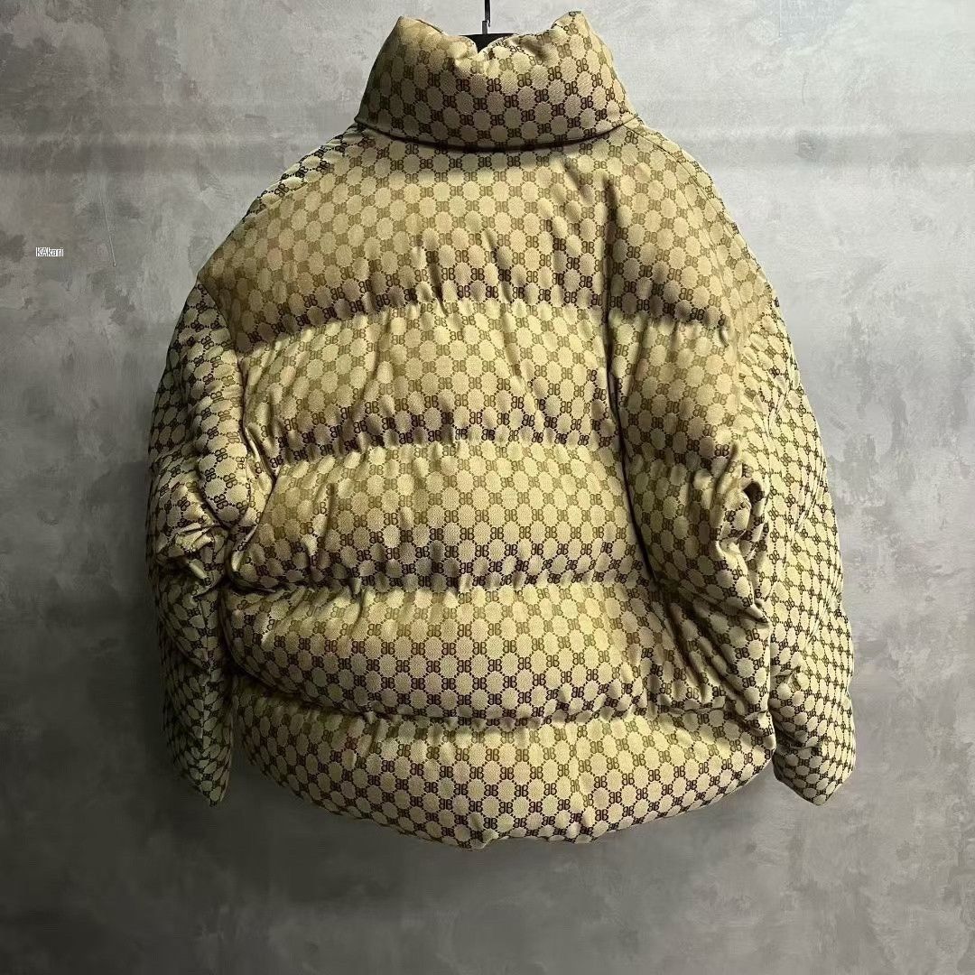 Balenciaga Balenciaga Khaki BB Print Collaboration Jacket Size US M / EU 48-50 / 2 - 2 Thumbnail