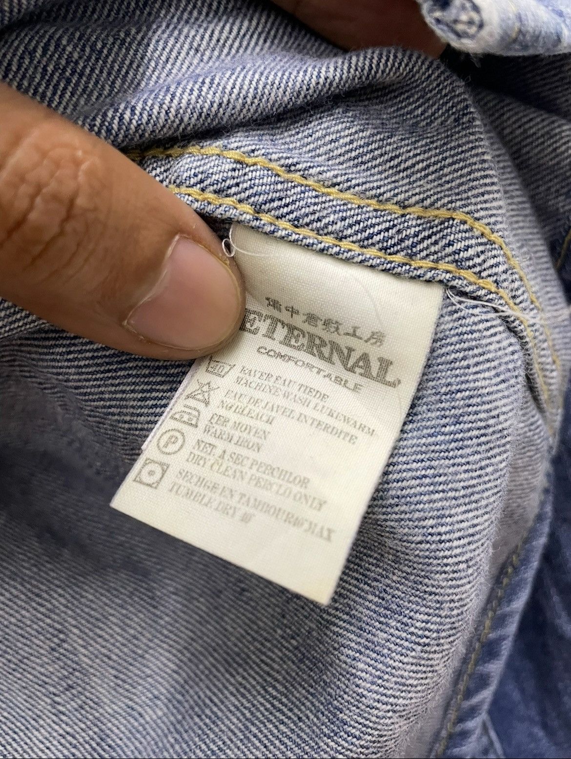 Eternal Eternal 🇯🇵 Western Denim Longsleeve Shirt with Nice Studded Size US M / EU 48-50 / 2 - 4 Thumbnail