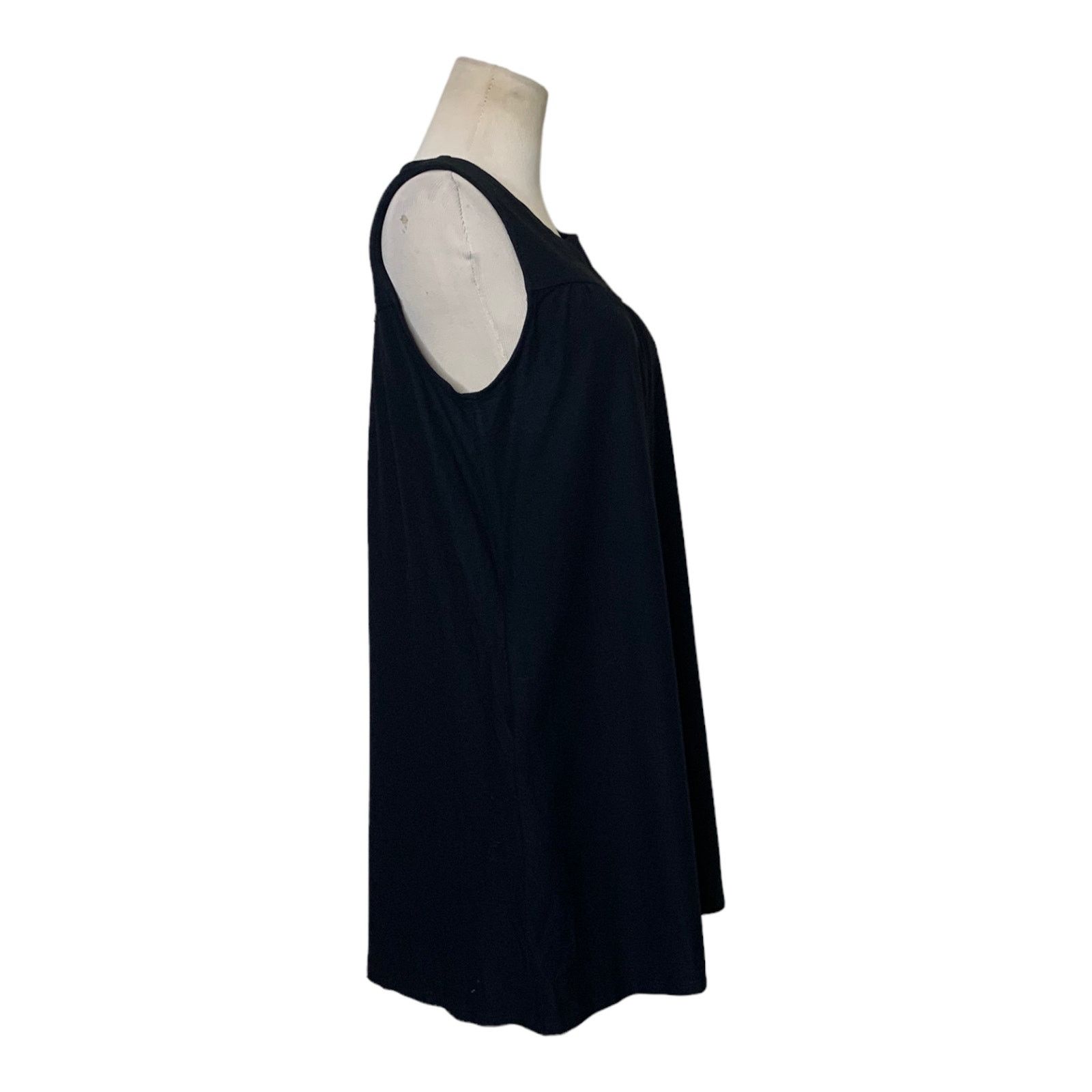 Eileen Fisher Eileen Fisher black sleeveless mini dress size M Size M / US 6-8 / IT 42-44 - 10 Thumbnail