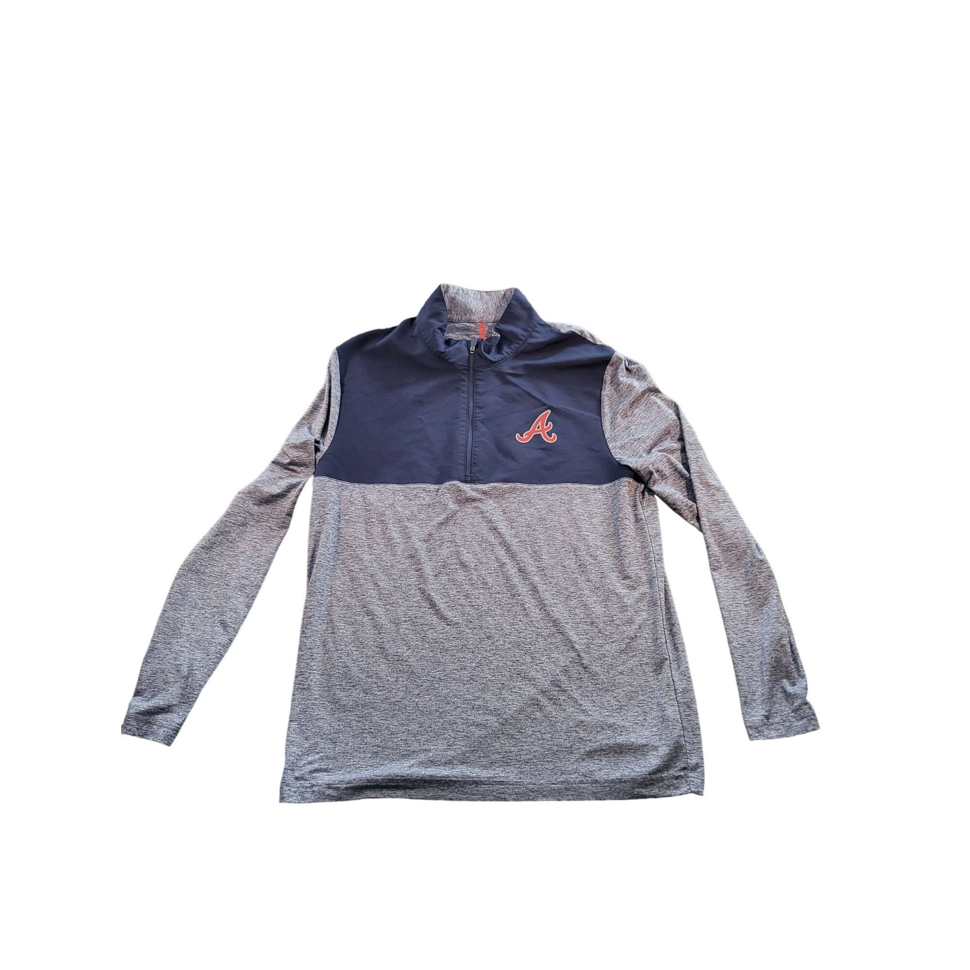 MLB Atlanta Braves Half Zip Pullover Men Sz M MLB Fanatics Iconi Size US M / EU 48-50 / 2 - 1 Thumbnail