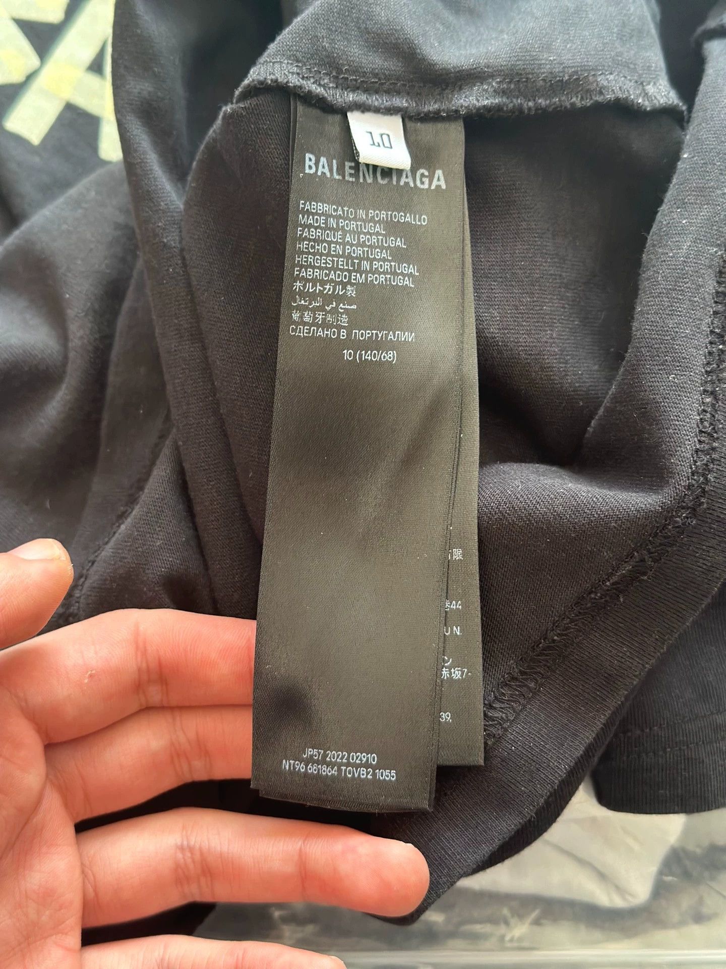 Balenciaga Balenciaga Tape Short Sleeve Tee SS23 10Y Size US XXS / EU 40 - 6 Thumbnail