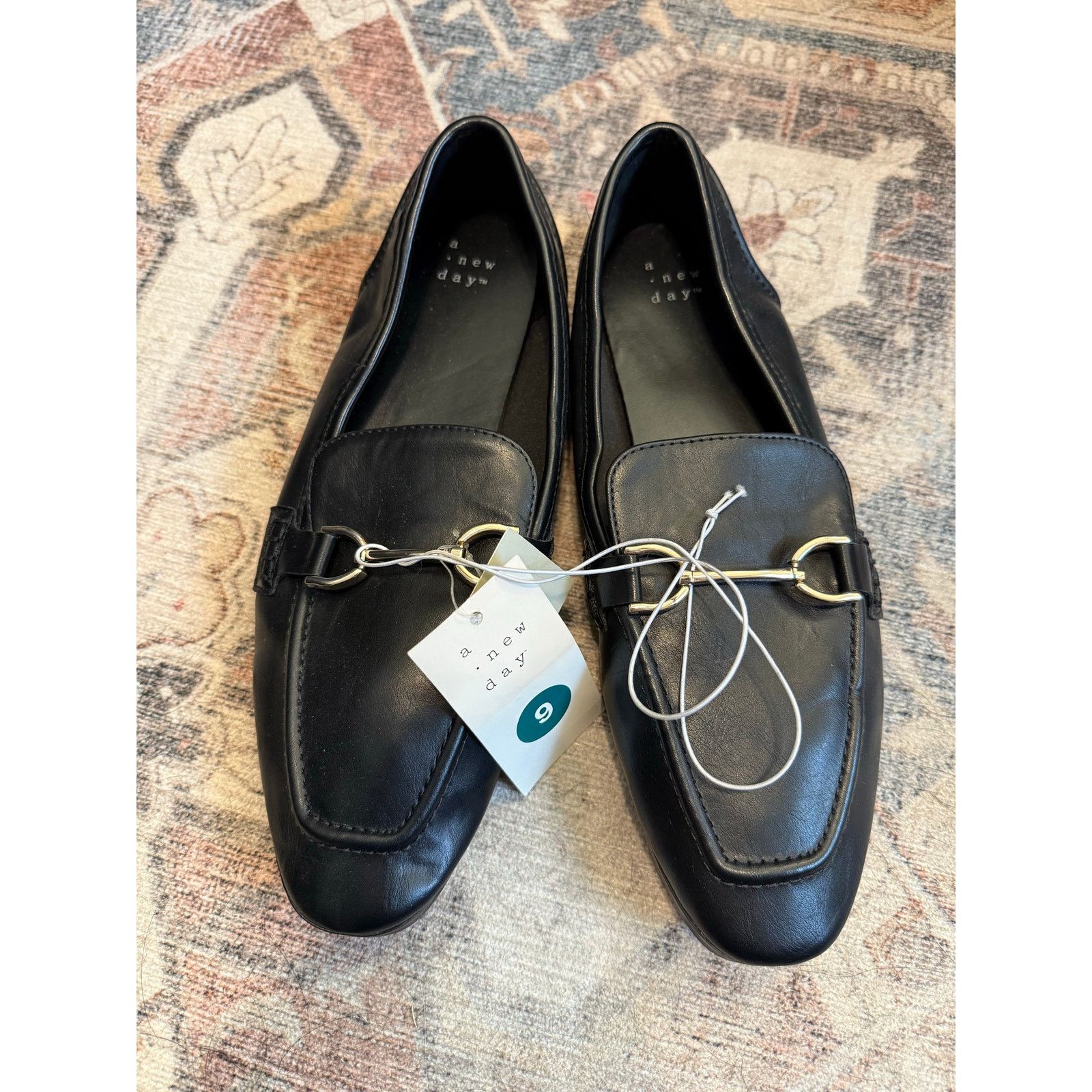 Target Basics A New Day NWT Black Horsebit Loafer Shoes Sz 9, MP $33 Size US 9 / IT 39 - 1 Thumbnail