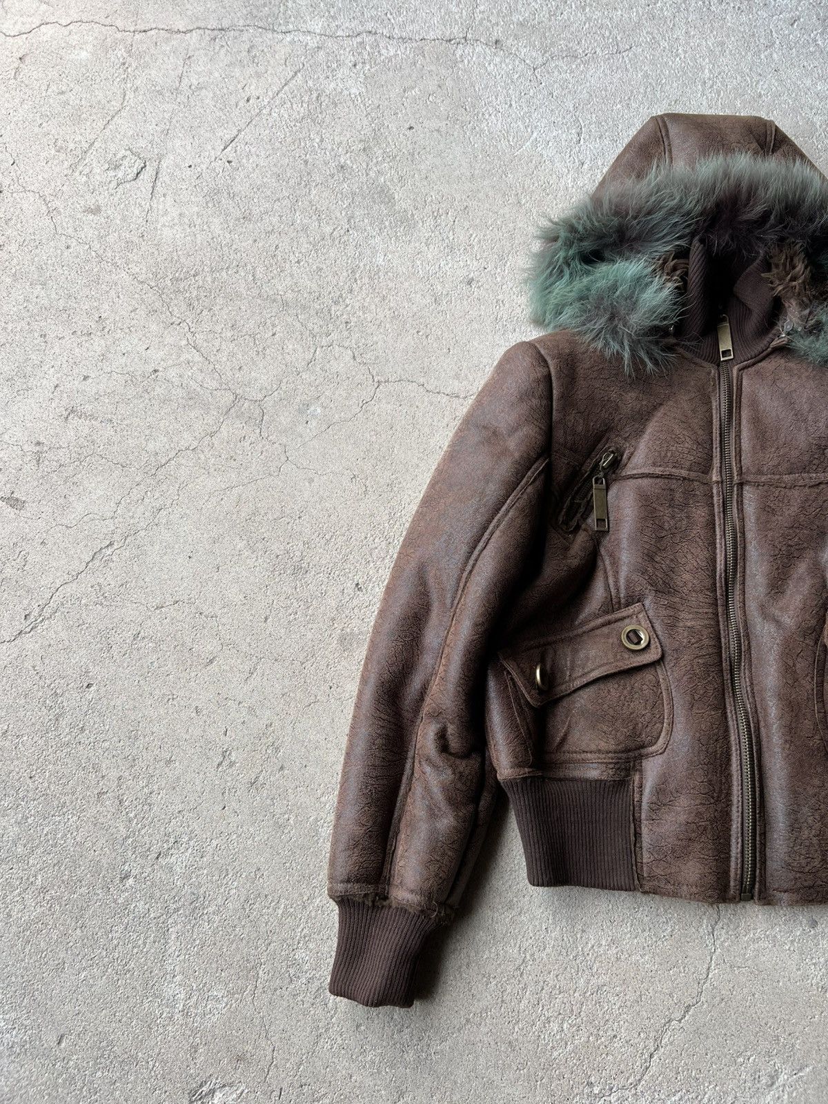 Vintage New Vintage Faux Fur Hood Jacket Size XL / US 12-14 / IT 48-50 - 2 Thumbnail