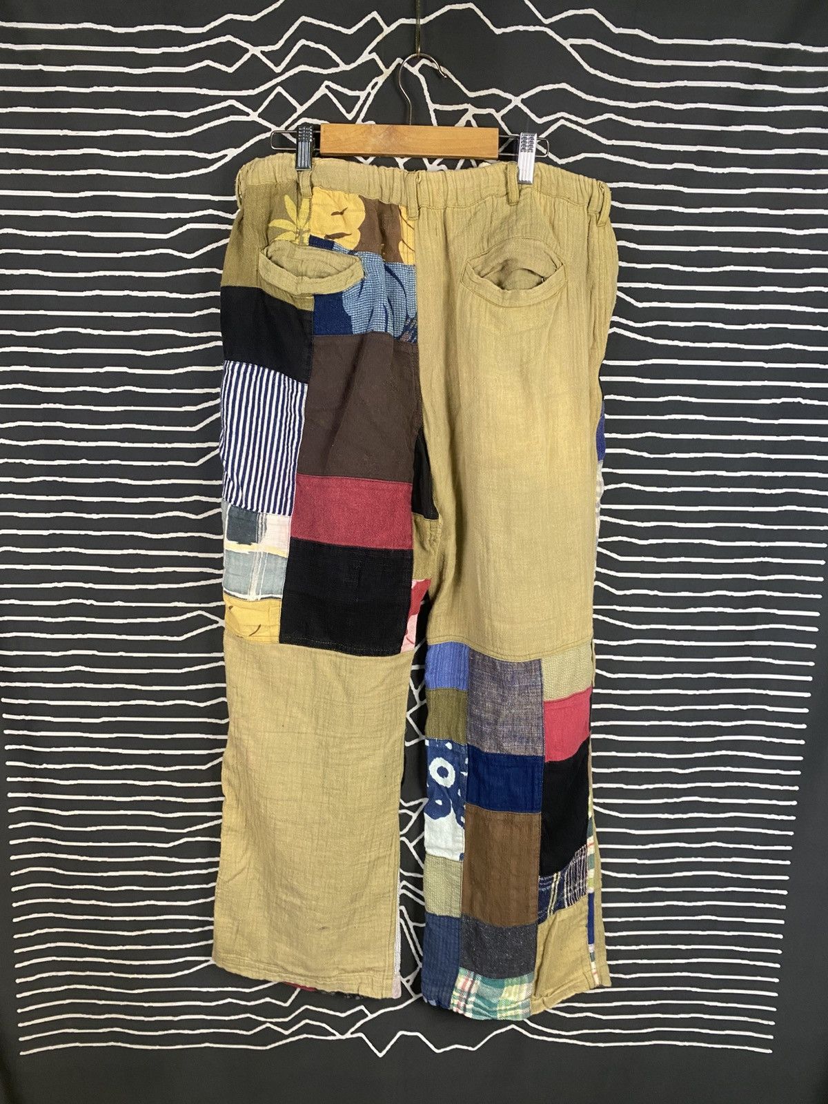 Vintage Furstep Patchwork Trousers/pants Size US 33 - 2 Thumbnail