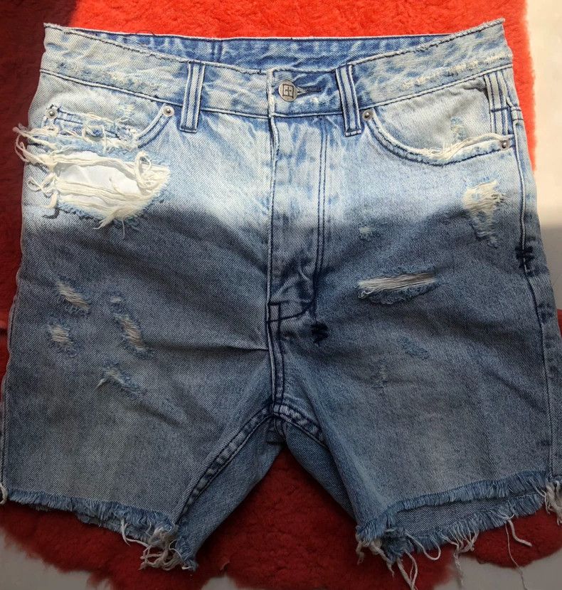 Ksubi Ksubi Industrial Ripped Men's Swim Shorts Size US 34 / EU 50 - 1 Thumbnail