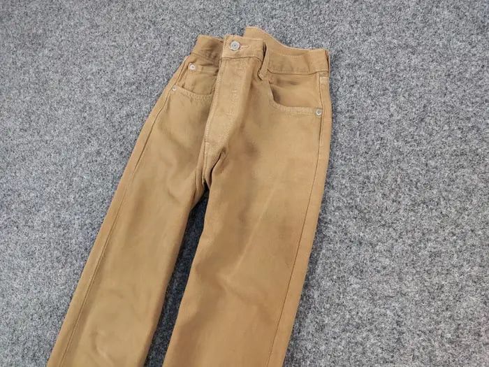 Levi's Vintage 90's Levi’s 501 Beige Faded Denim Jeans Pants Size US 30 / EU 46 - 4 Thumbnail