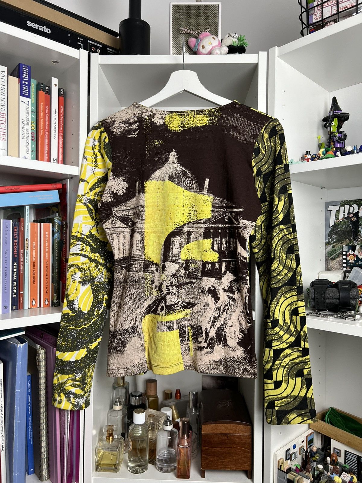 Custo Barcelona × Designer Vintage Y2K Custo Barcelona printed longsleeve M archive 00s Size M / US 6-8 / IT 42-44 - 2 Thumbnail