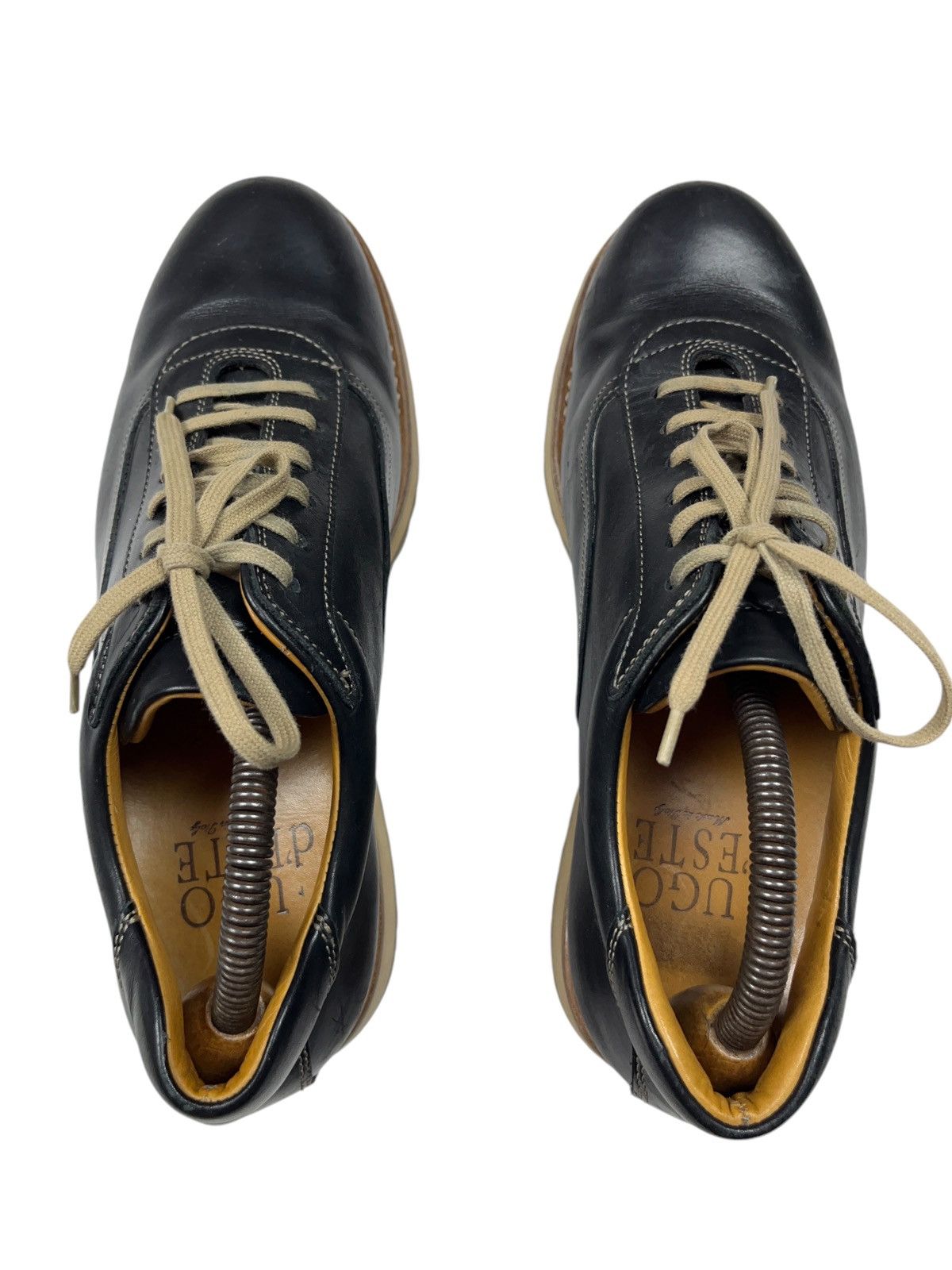 Genuine Leather × Japanese Brand × Vintage Vintage Handmade Japanese Leather Shoes Size US 8.5 / EU 41-42 - 5 Thumbnail