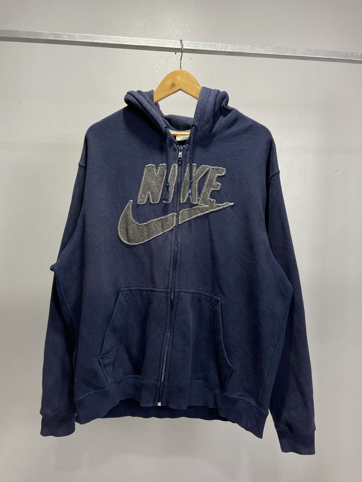 Nike Nike Big logo zipper hoodie Size US XL / EU 56 / 4 - 1 Thumbnail