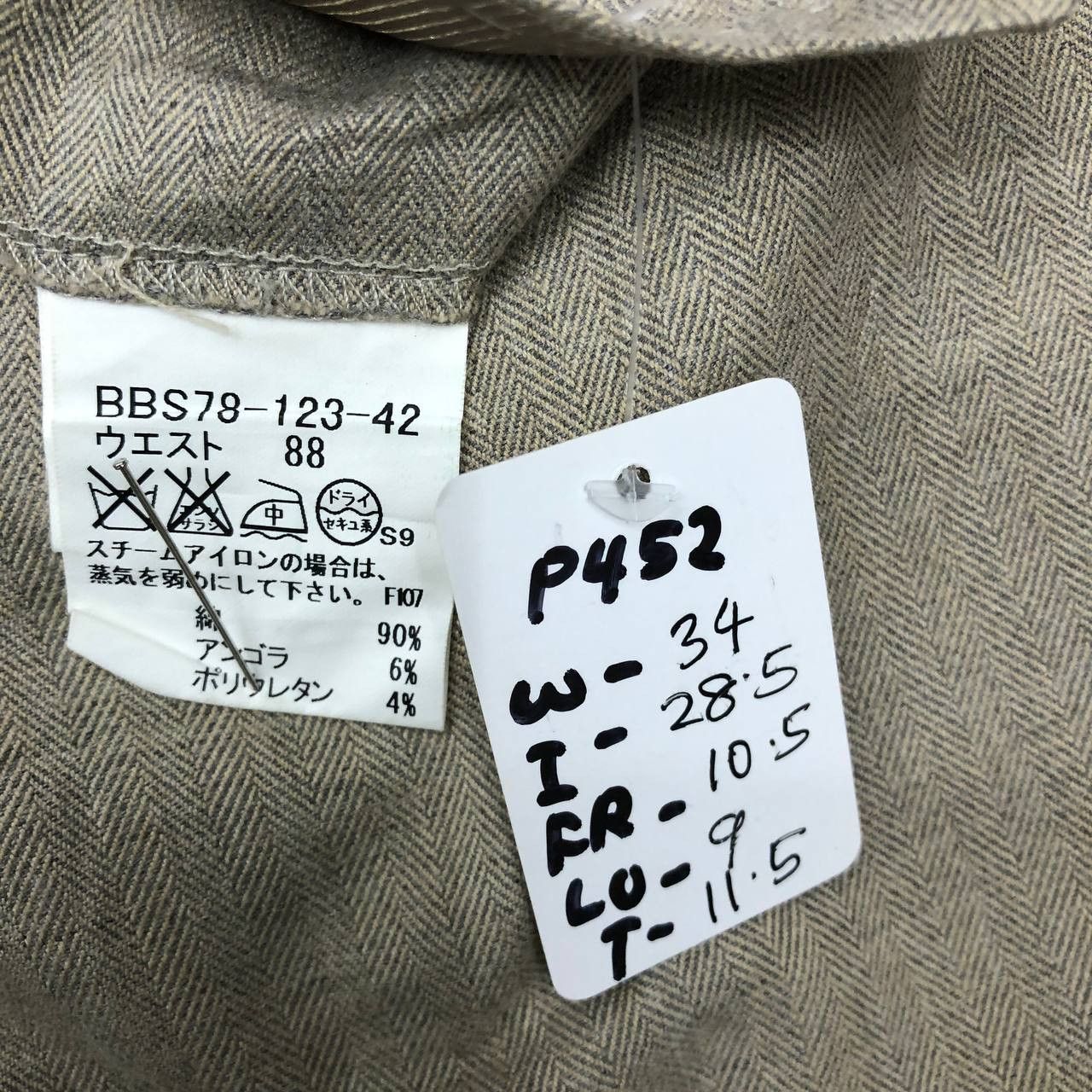 Burberry P452 BURBERRY LONDON CASUAL PANTS Size US 34 / EU 50 - 10 Thumbnail