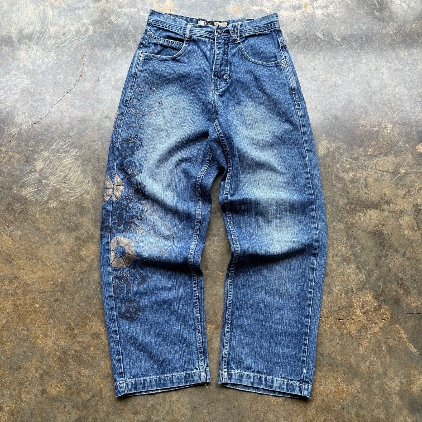 Southpole Crazy Baggy Rare Southpole Jeans Size US 30 / EU 46 - 2 Thumbnail