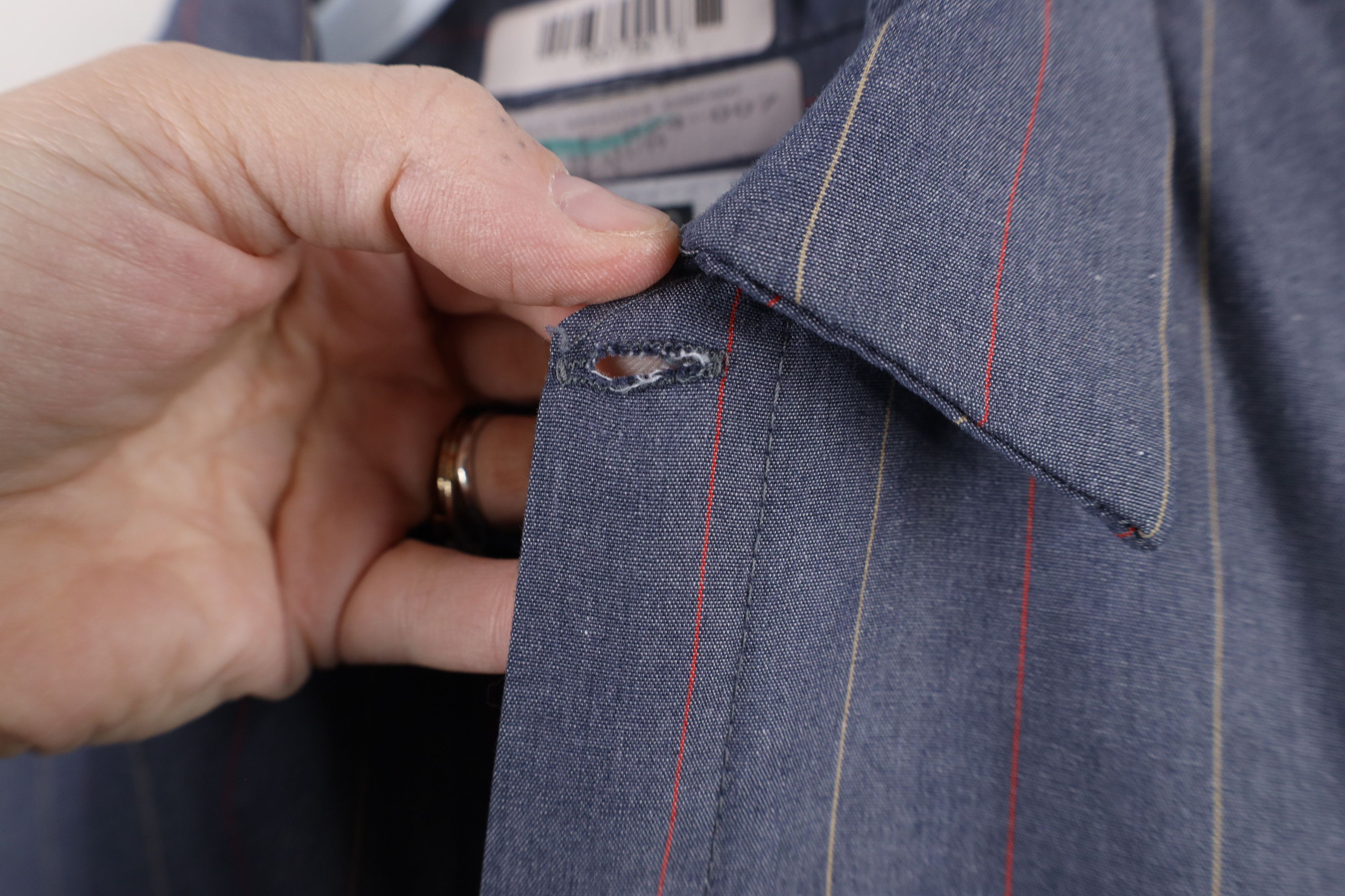Vintage Vintage 90s Streetwear Workwear Mechanic Button Shirt Size US L / EU 52-54 / 3 - 5 Thumbnail