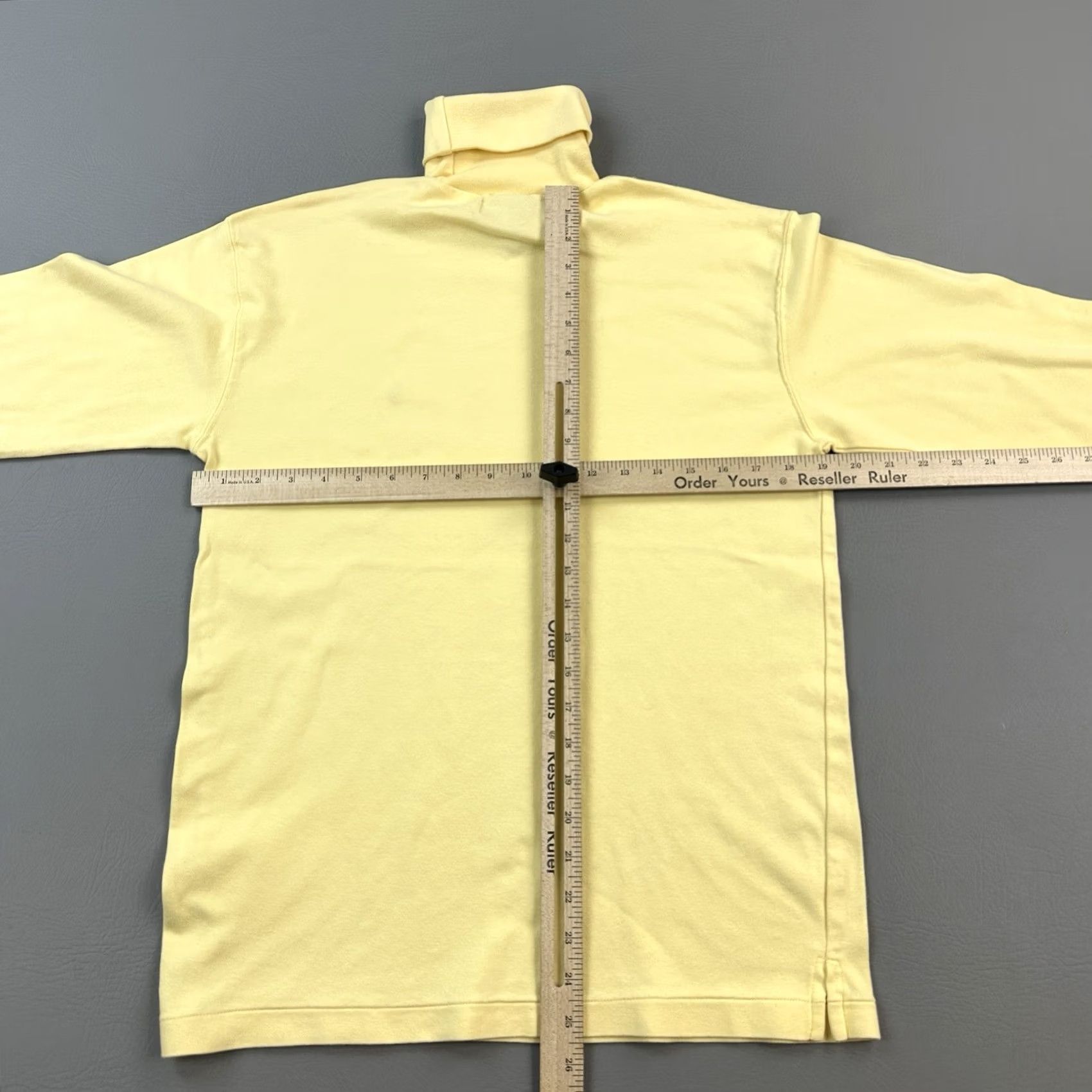Ralph Lauren VINTAGE Ralph Lauren Shirt Mens Small Yellow Long Sleeve Turtleneck Preppy 90s Size US S / EU 44-46 / 1 - 7 Thumbnail