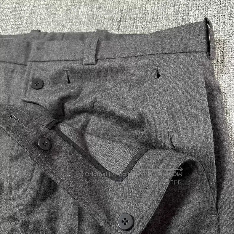 Dior Dior Charcoal Gray Wool Trousers Casual Pants Size US 32 / EU 48 - 3 Thumbnail