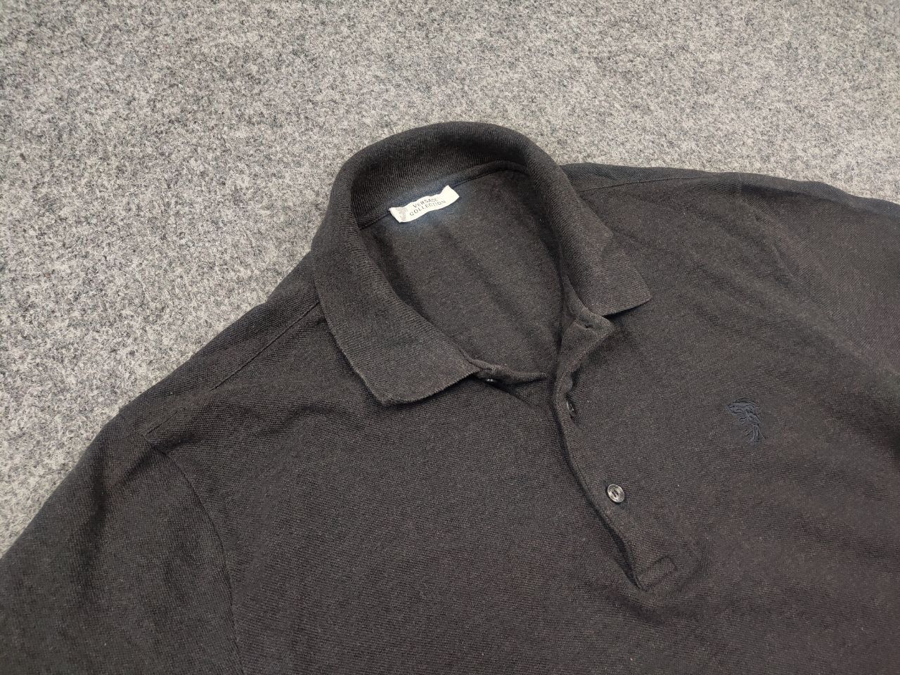 Versace Versace Collection gianni Meduza Embroidered Logo Polo Shirt Size US L / EU 52-54 / 3 - 5 Thumbnail