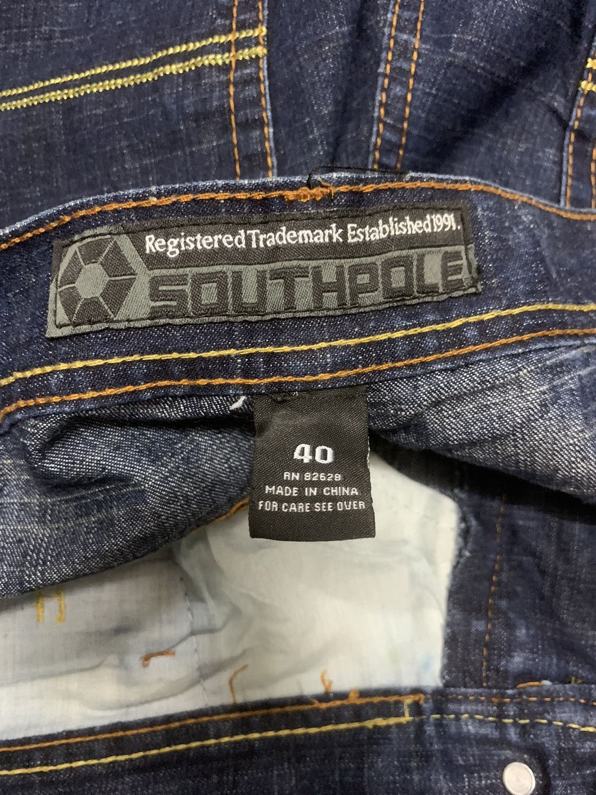 JNCO × Southpole 💥Vintage Y2K Southpole Baggy Jeans Denim Size US 39 - 6 Thumbnail