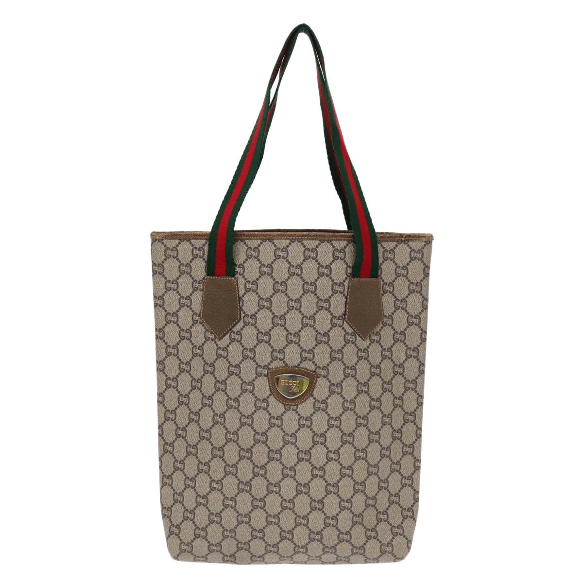 Gucci Gg Canvas Beige Canvas Tote Bag (Pre-Owned) Size ONE SIZE - 1 Thumbnail