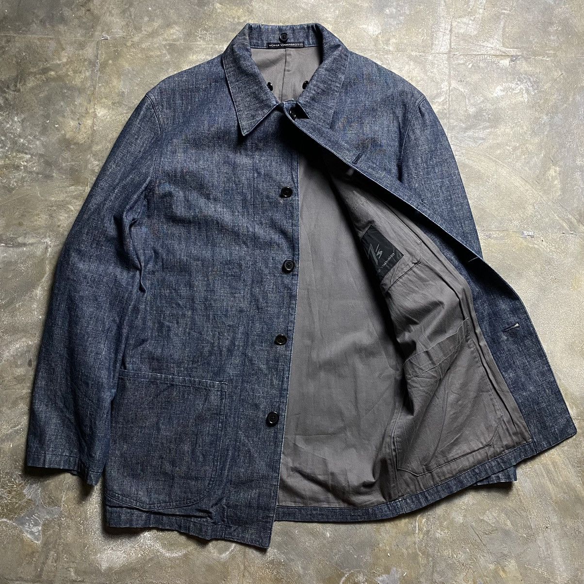 Yohji Yamamoto YY - Ys for Men SS93 Denim Chore Jacket Size US L / EU 52-54 / 3 - 8 Thumbnail
