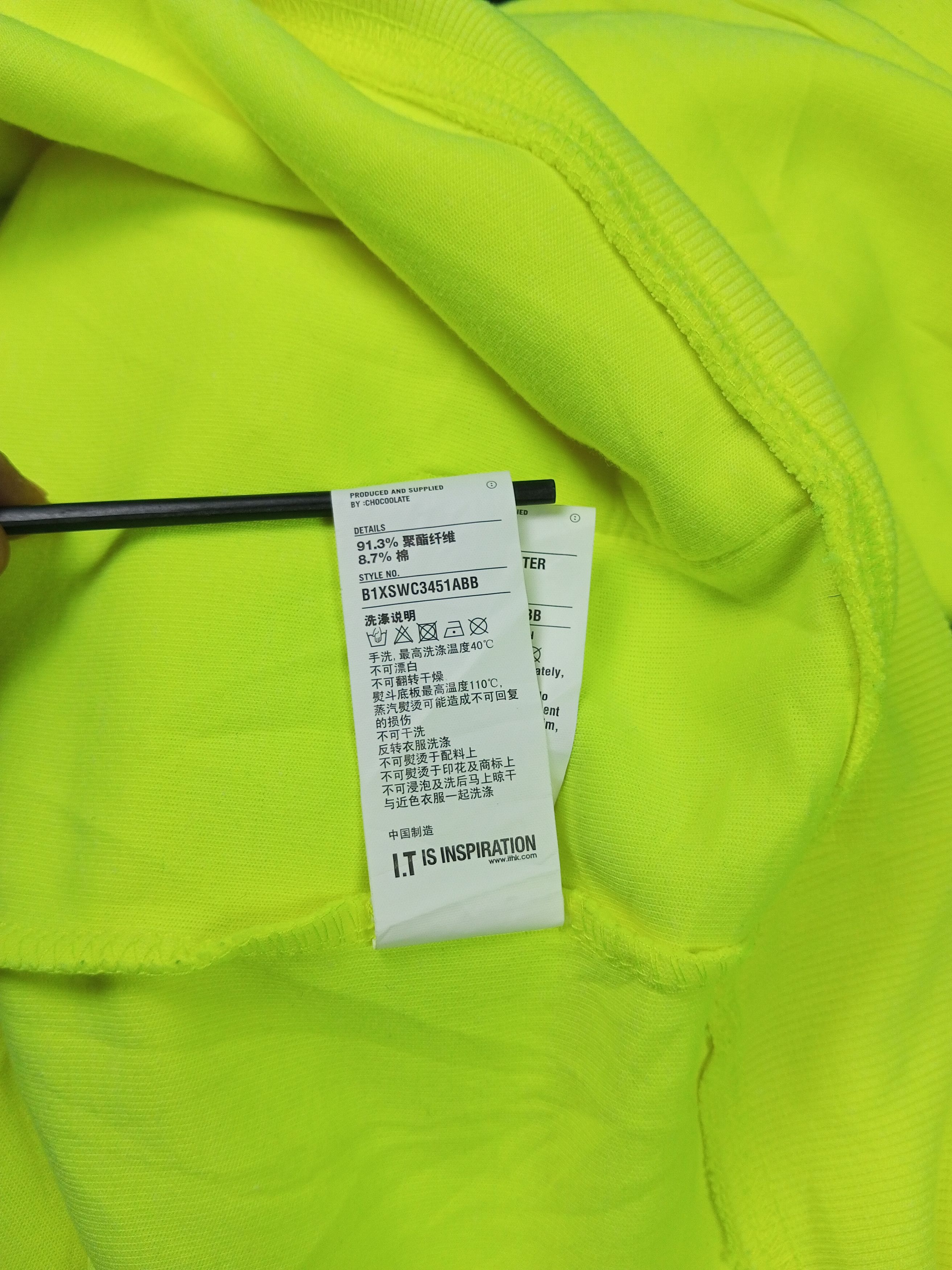 Chocolate × Japanese Brand Black Chocoolate Hoodie Neon Size M Size US M / EU 48-50 / 2 - 17 Thumbnail