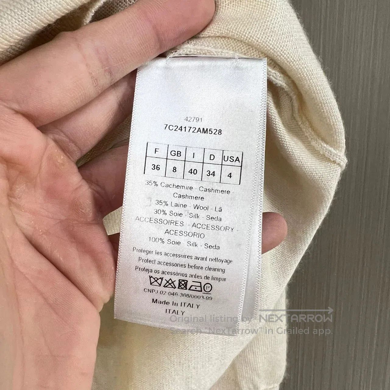 Dior dior wool knit cardigan with ribbon detail. Size M / US 6-8 / IT 42-44 - 6 Thumbnail