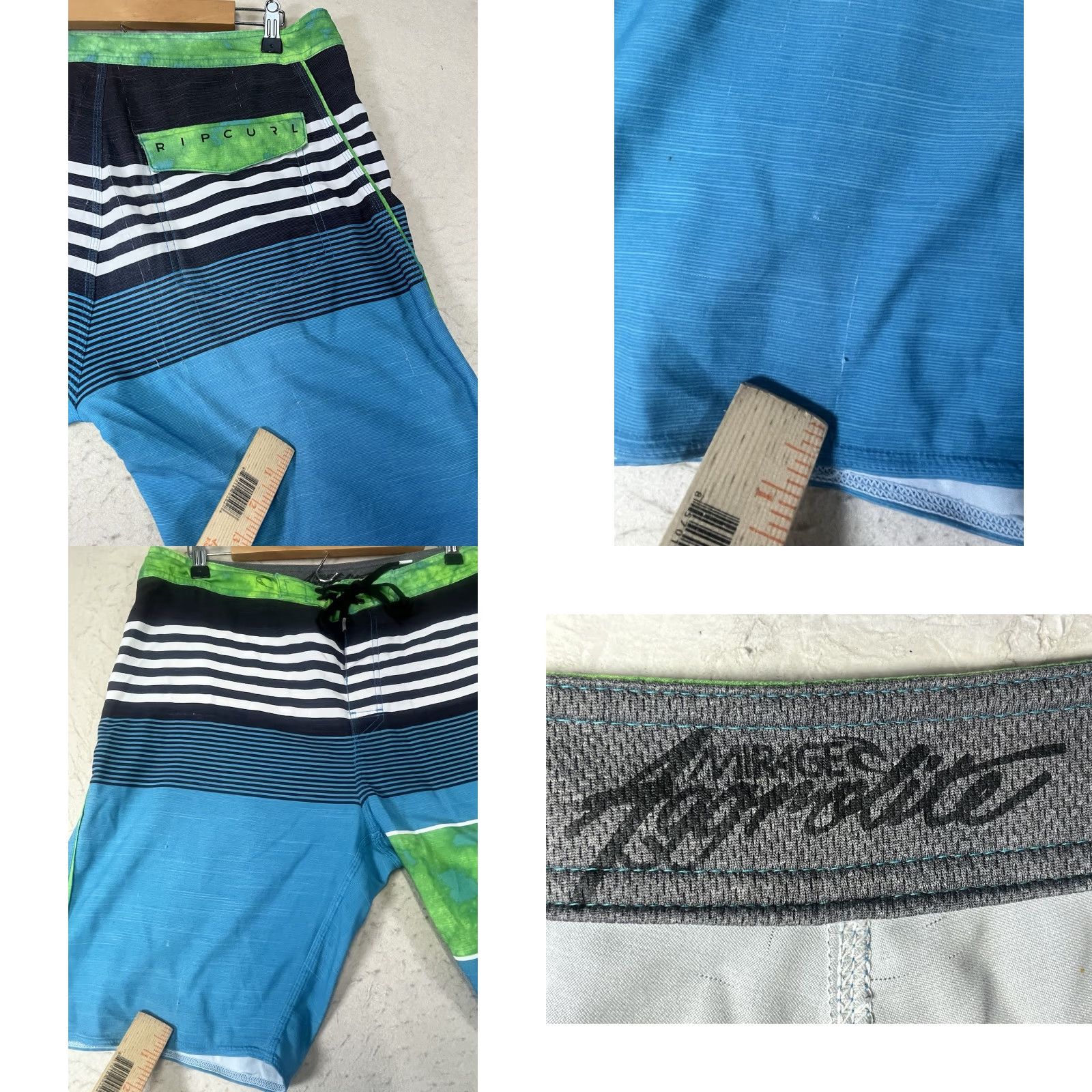 Rip Curl Rip Curl Mirage Men Surf Shorts 34-35 Boardshorts Trunks Multicolor Polyamide Spandex See Pic Size US 34 / EU 50 - 8 Thumbnail