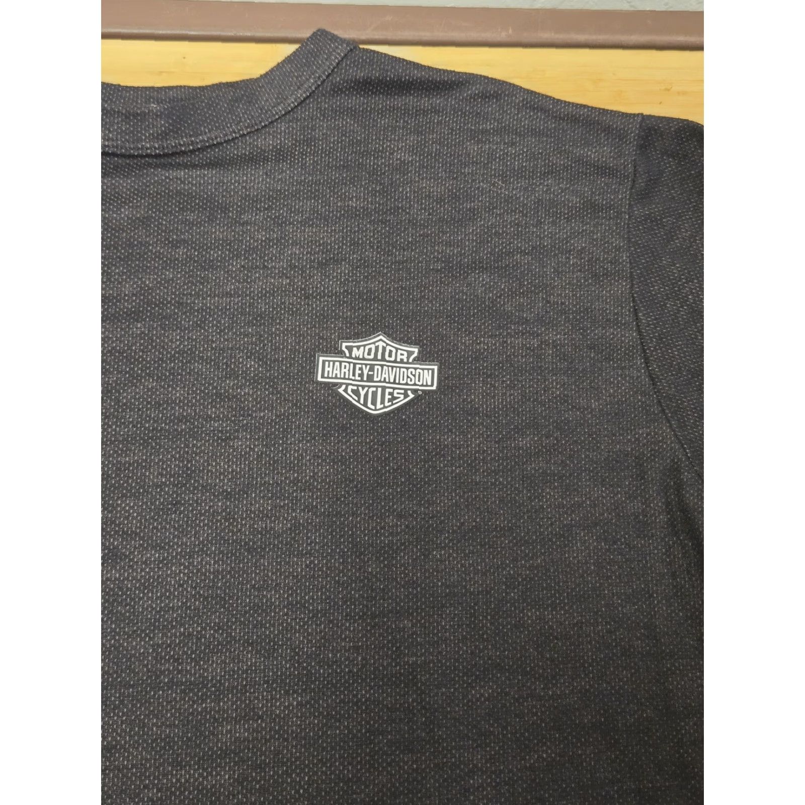 Harley Davidson Harley-Davidson Shirt Mens 2XL Long Sleeve Outlast Thermal Made in USA Black Motorcycle Size US XXL / EU 58 / 5 - 4 Thumbnail