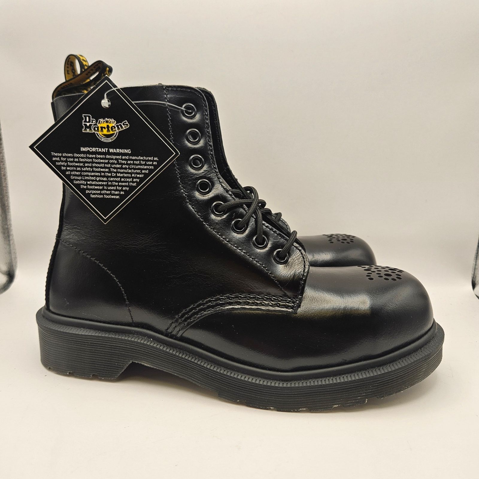 Dr. Martens DR MARTENS WOMEN'S 7 ST BROGUE 1460 PASCAL NWOB BLACK Size US 7 / IT 37 - 4 Thumbnail
