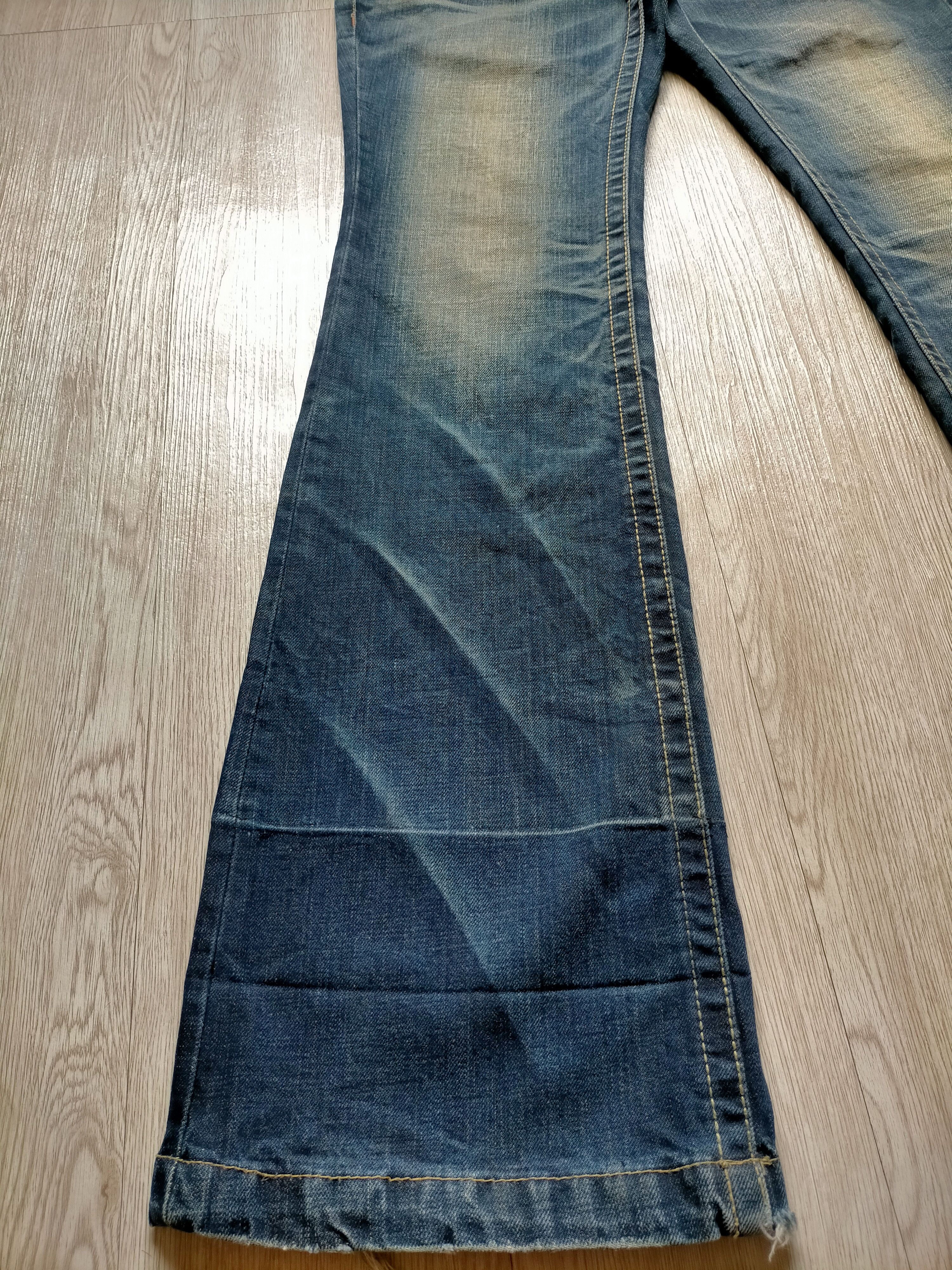 If Six Was Nine Flare Jeans Lolita Embroidered Multizipped Boot cut Denim Size US 33 - 10 Thumbnail