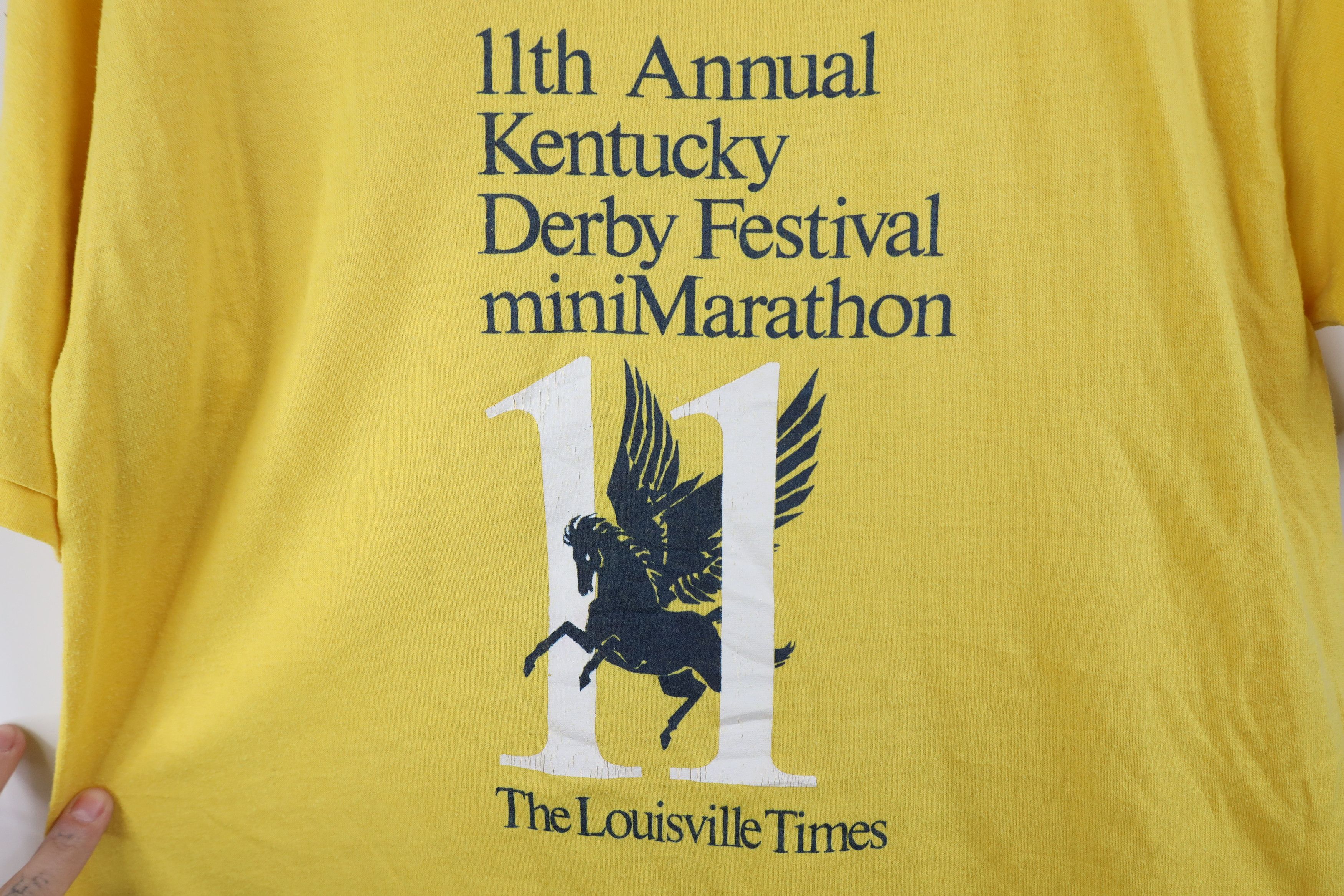 Vintage Vintage 80s Kentucky Festival Mini Marathon T-Shirt USA Size M / US 6-8 / IT 42-44 - 4 Thumbnail